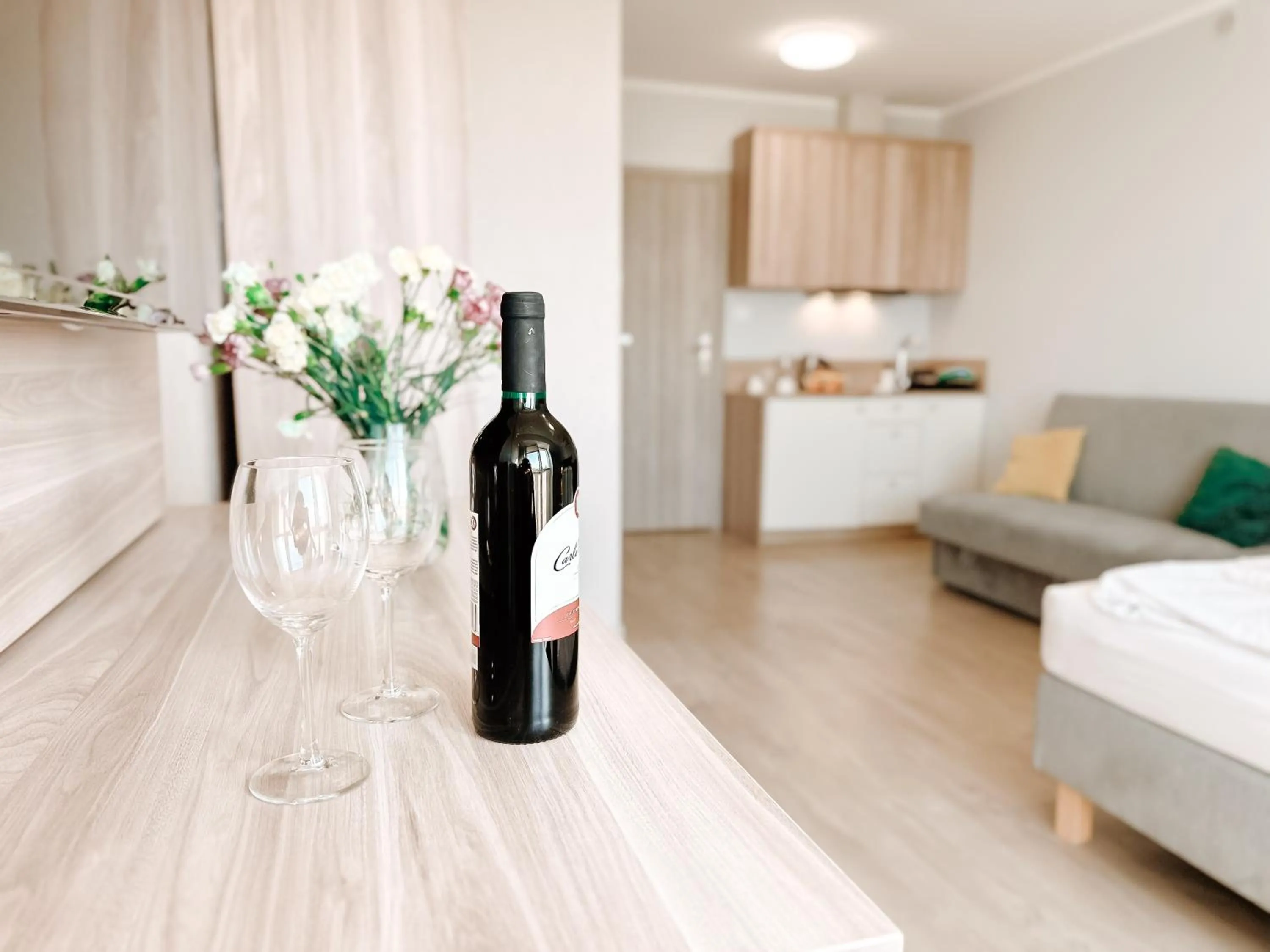 Bed in Family-Holiday Spa&Resort