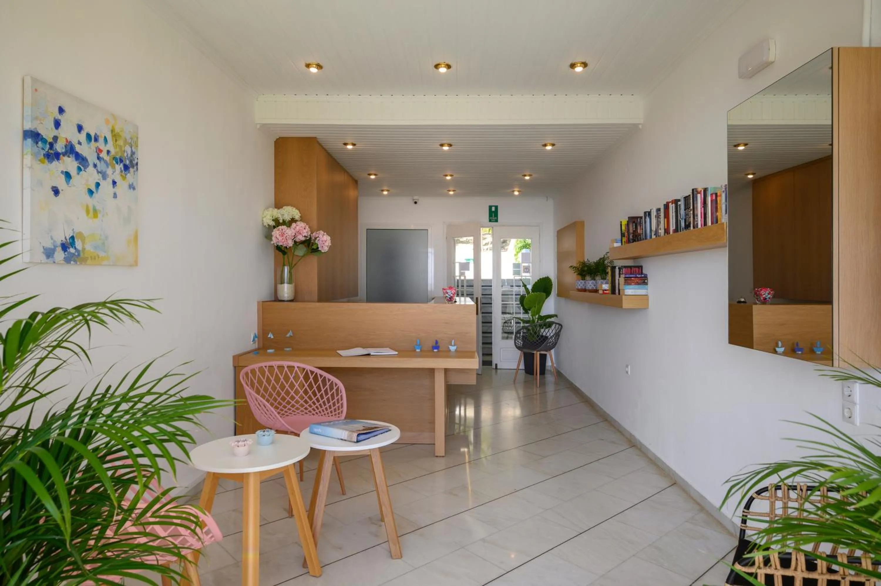Lobby or reception in Hermes Beach Front