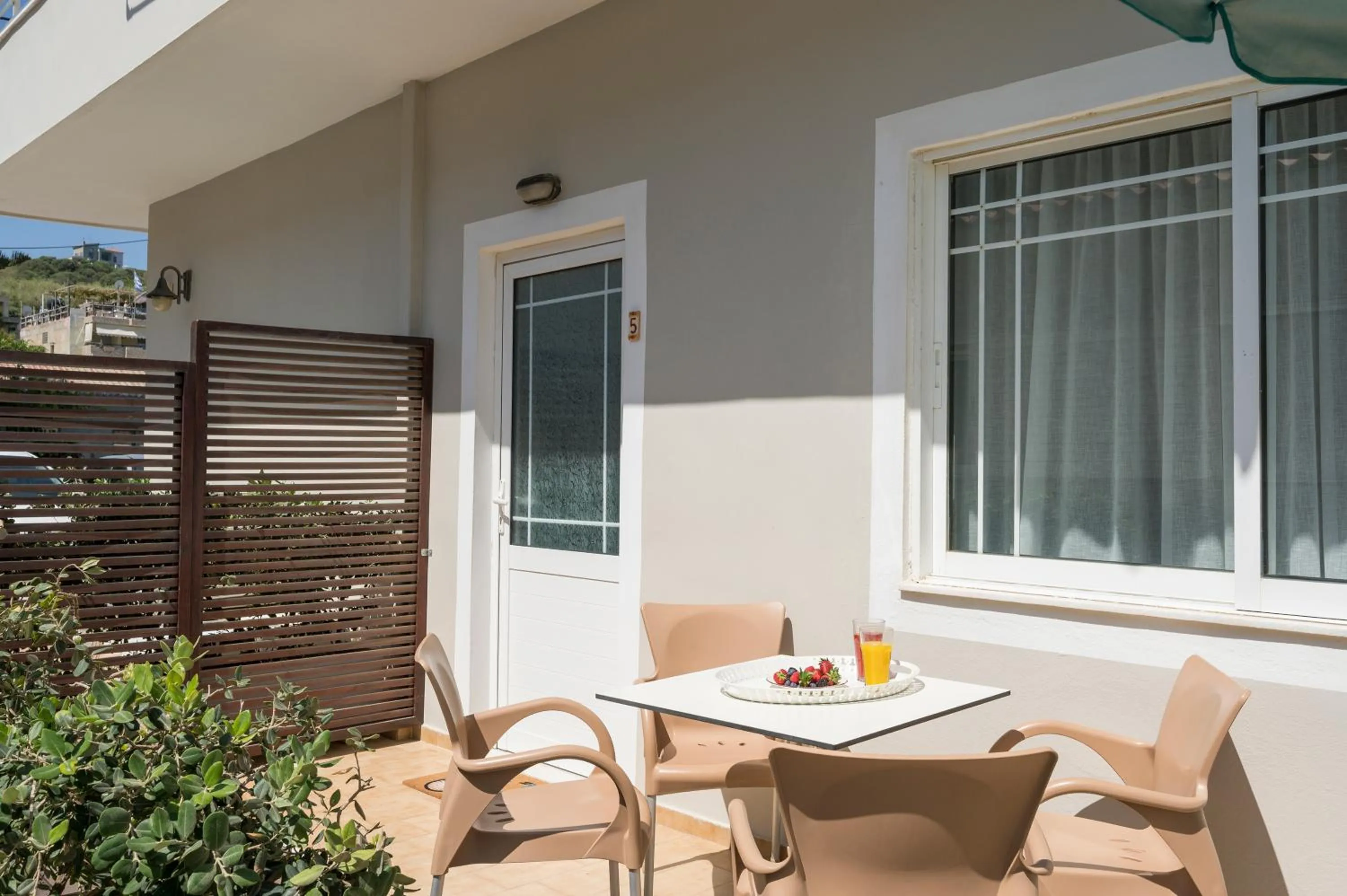 Balcony/Terrace in Hermes Beach Front