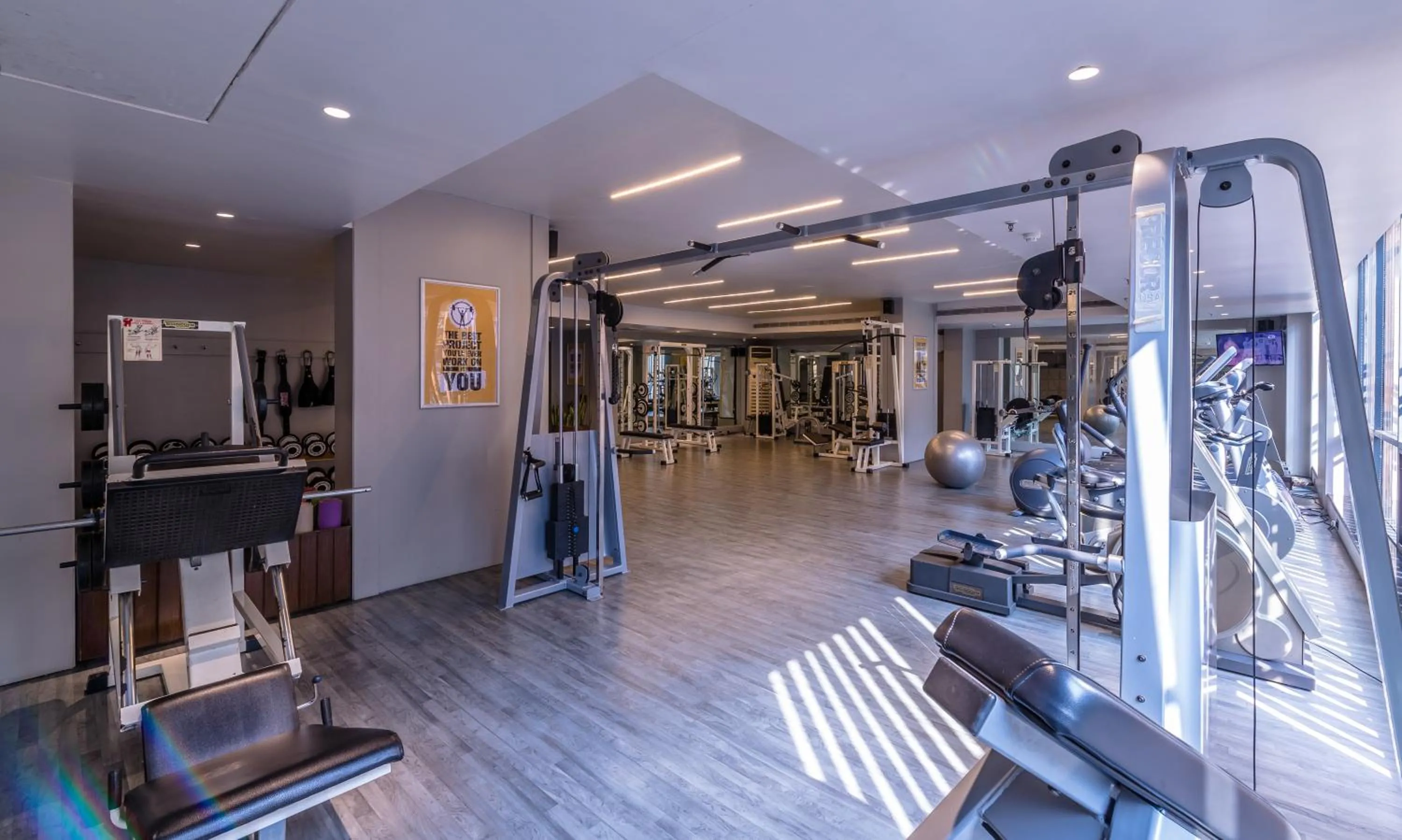 Fitness centre/facilities in Princeton Club