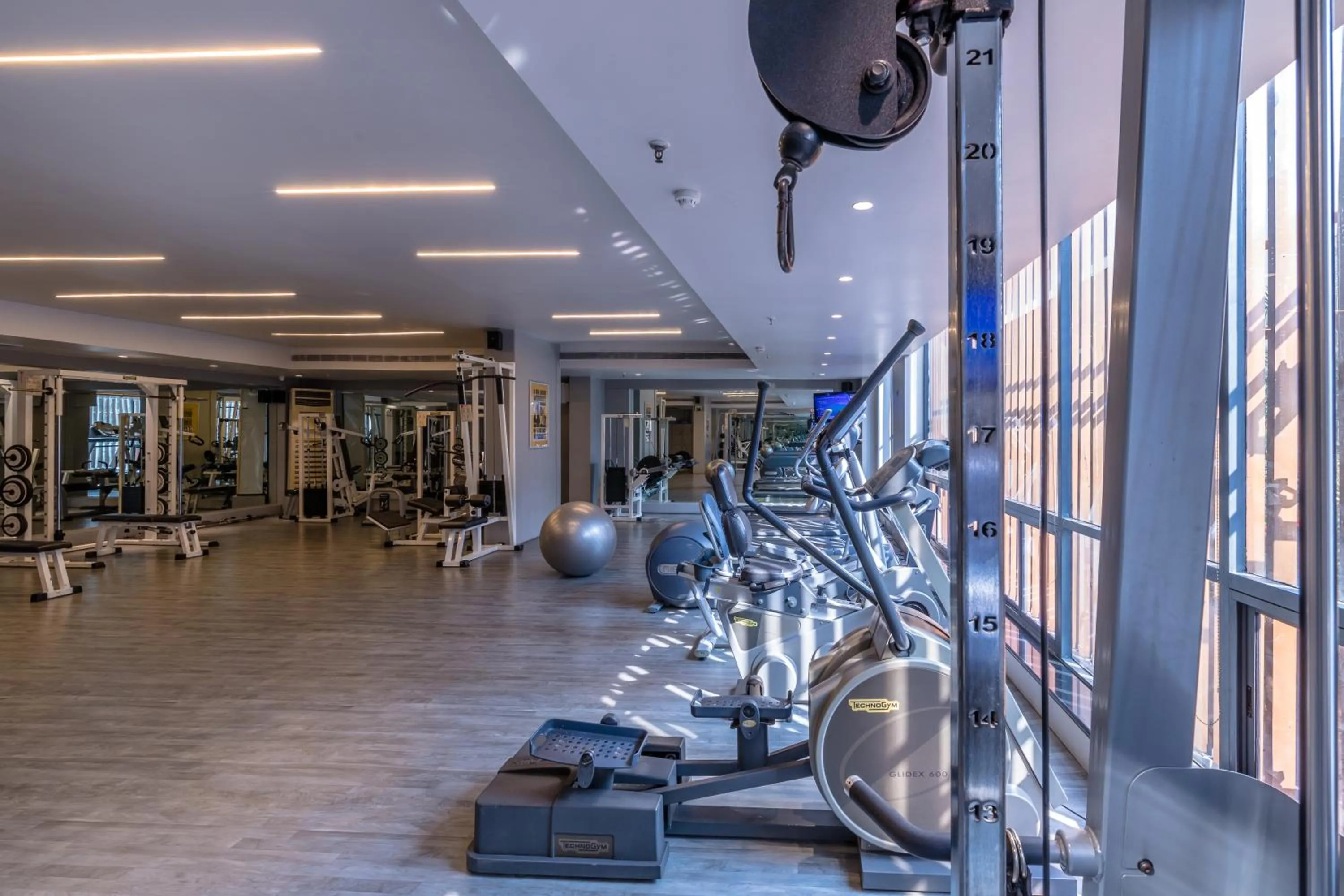 Fitness centre/facilities in Princeton Club