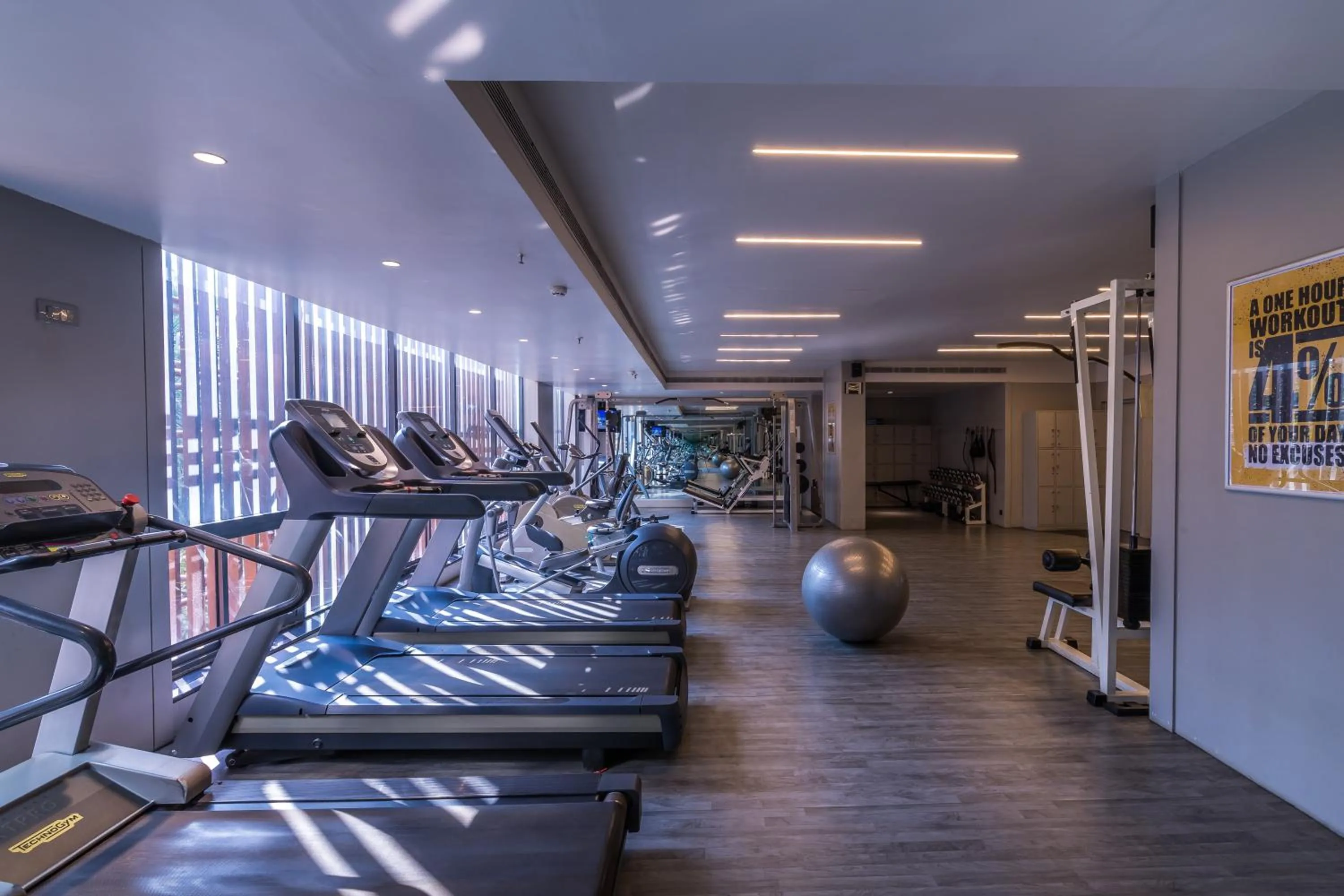 Fitness centre/facilities in Princeton Club