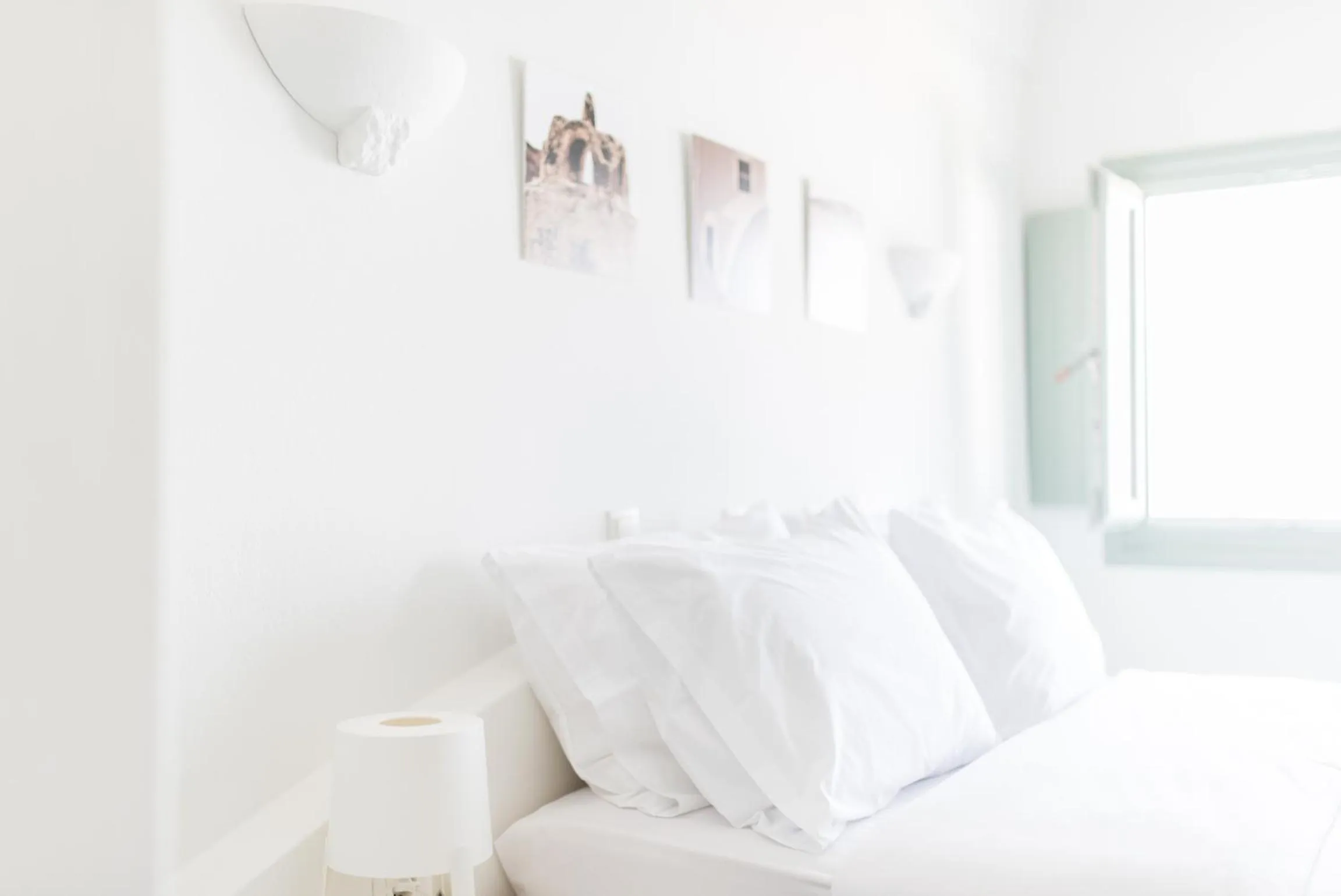 Bed in Agave Santorini Design Boutique Hotel