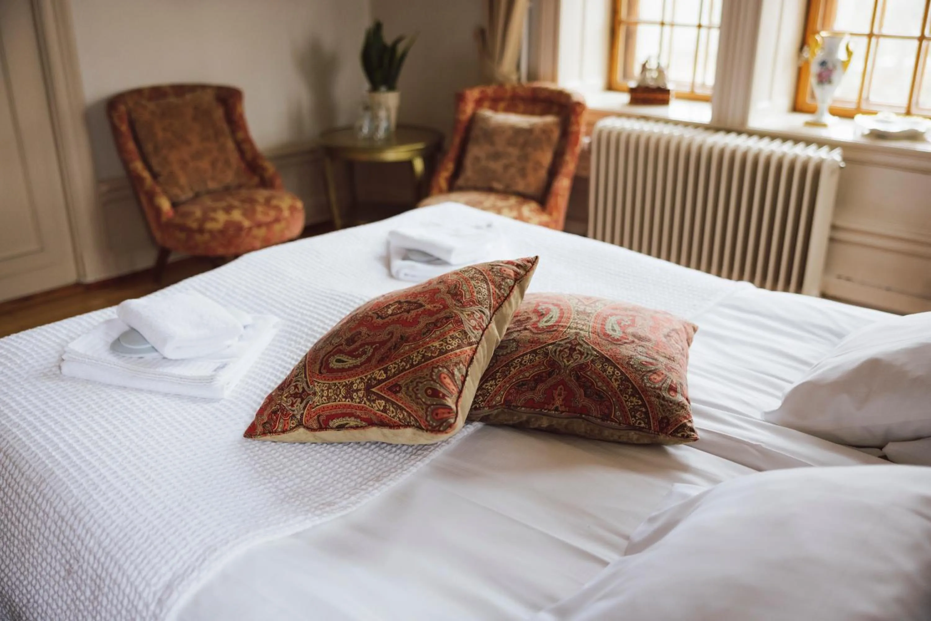 Property building, Bed in Teleborgs Slott