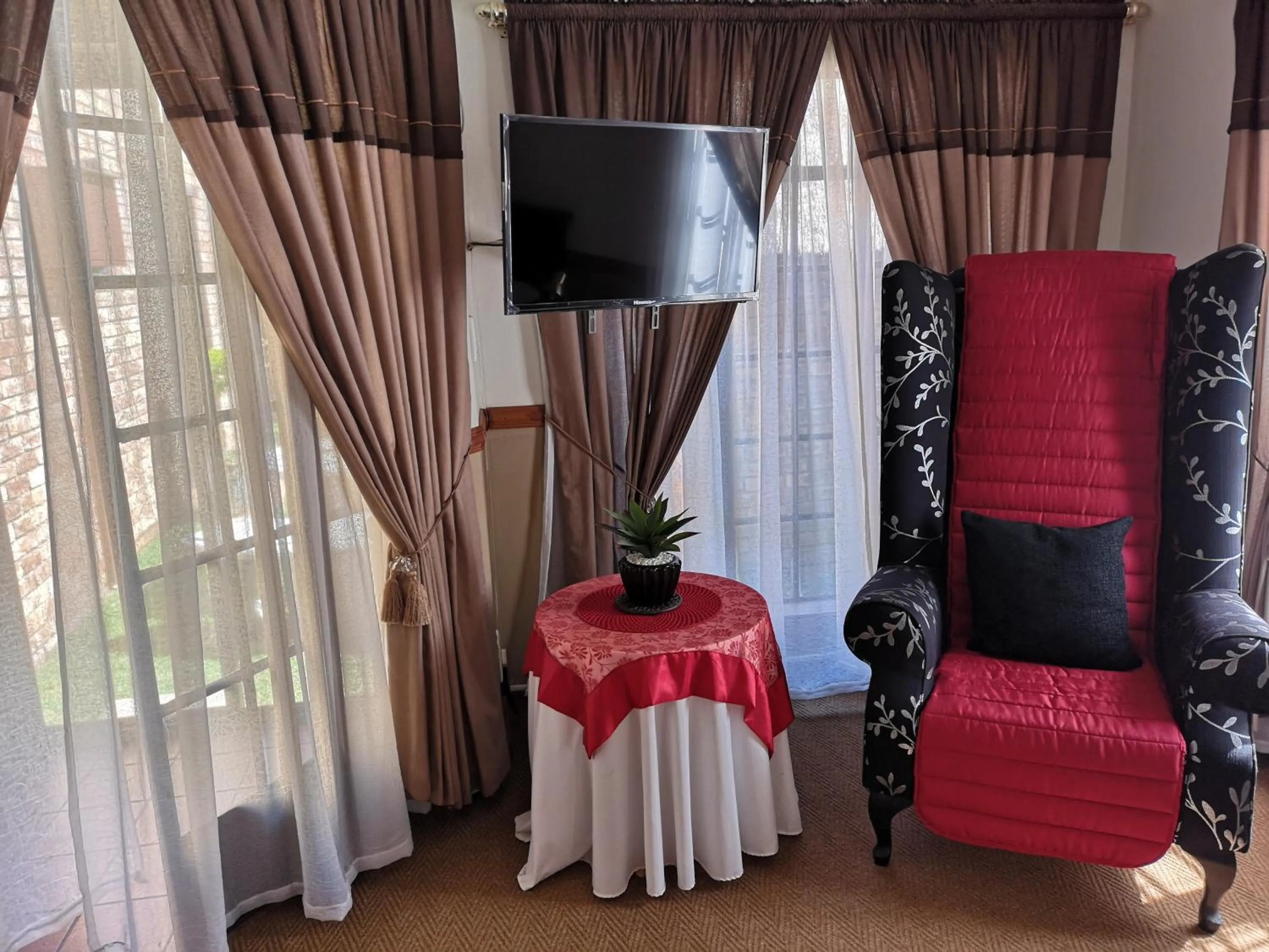 Seating area in De Oude Herberg