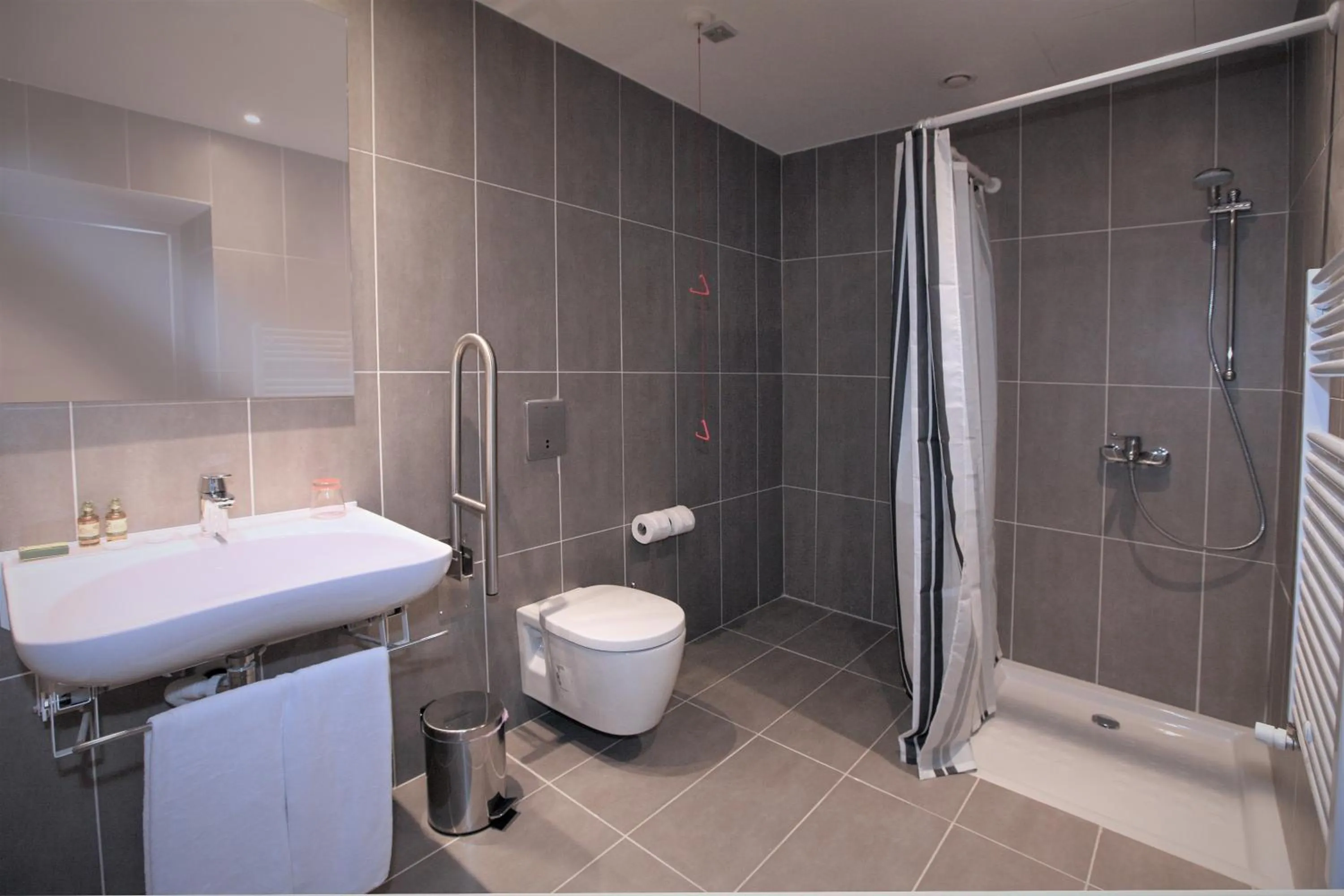 Shower in Droushia Heights Hotel