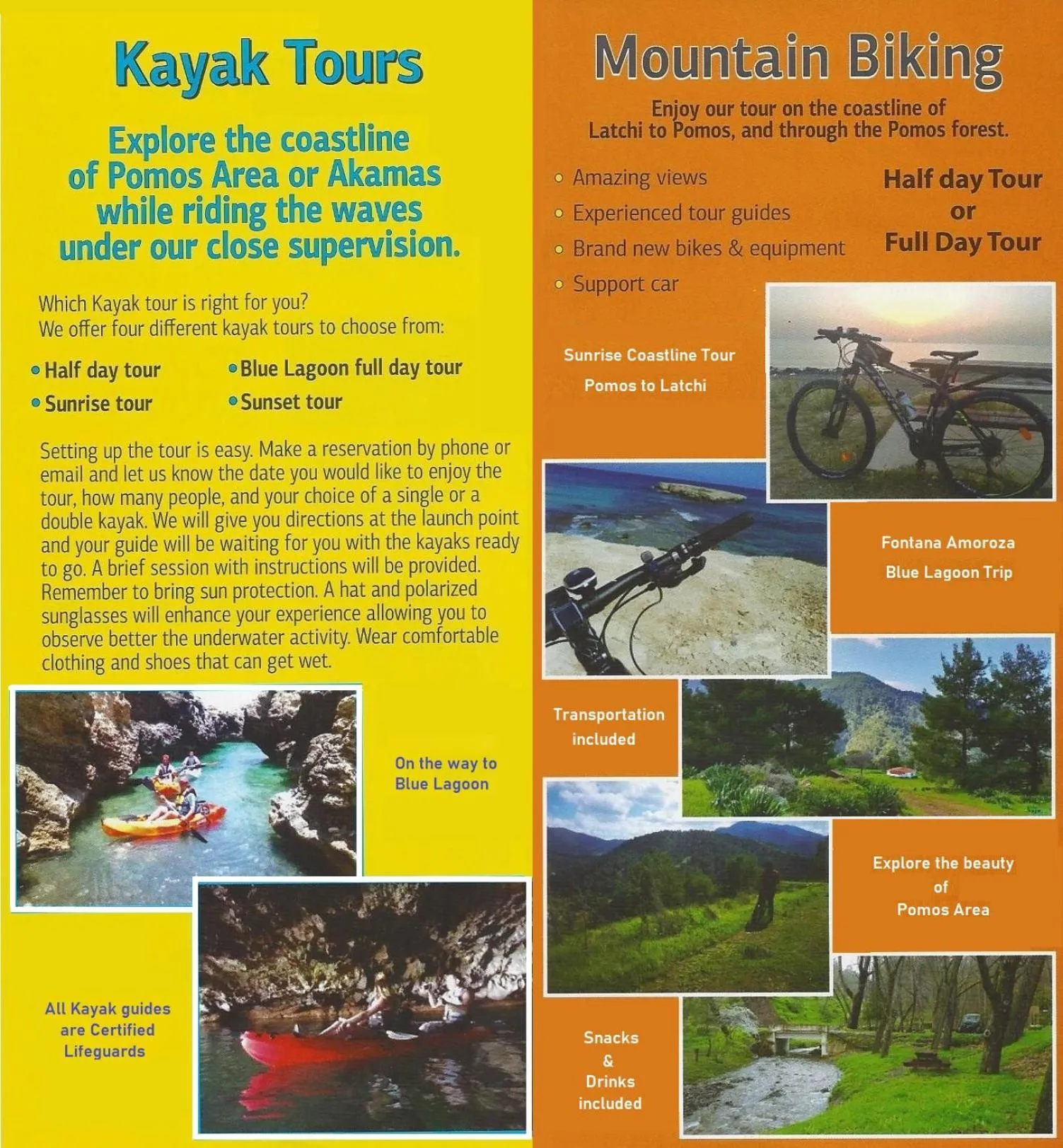 Activities in Droushia Heights Hotel