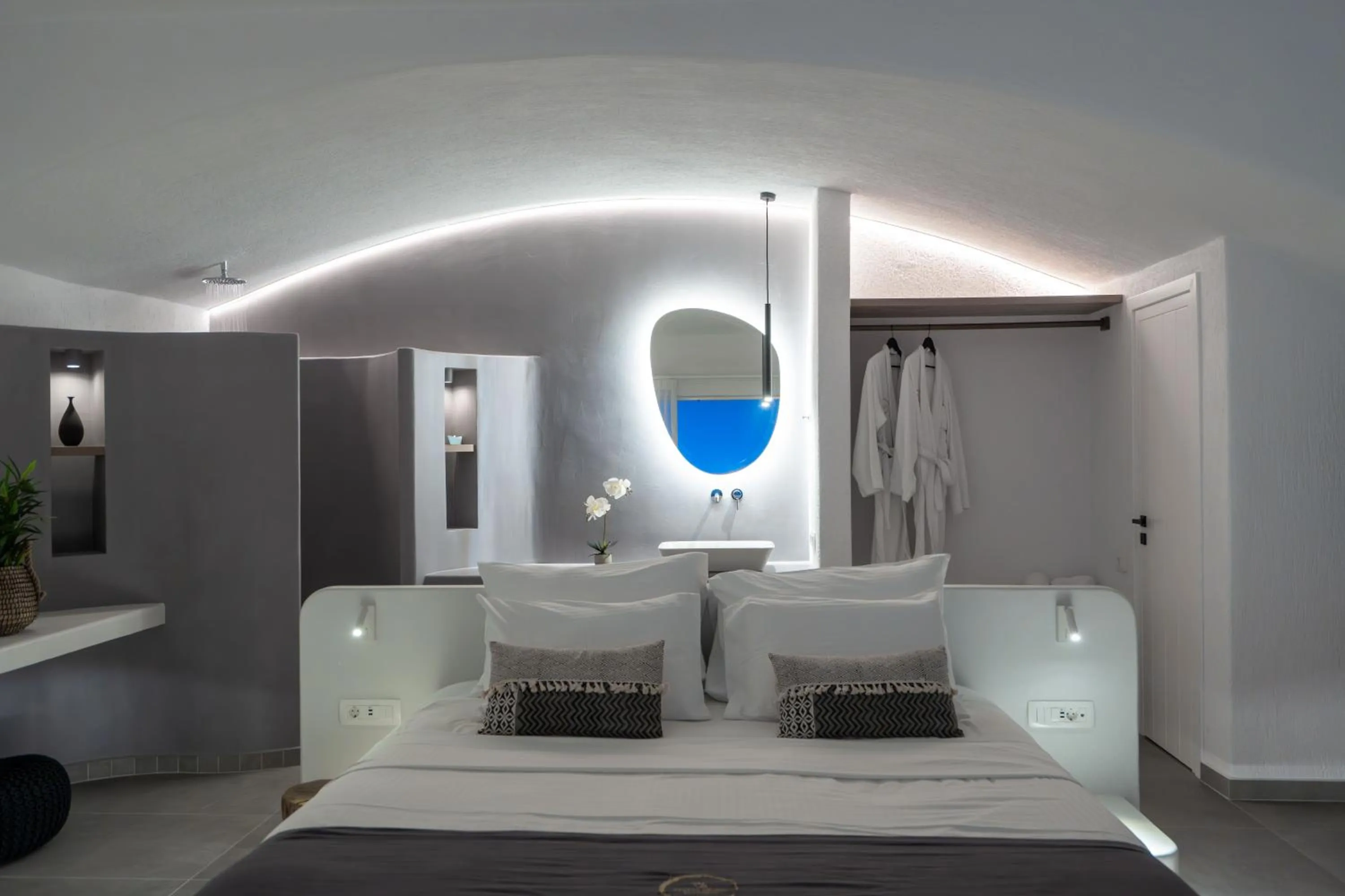 Bedroom in Aegean Melody Suites & Villas