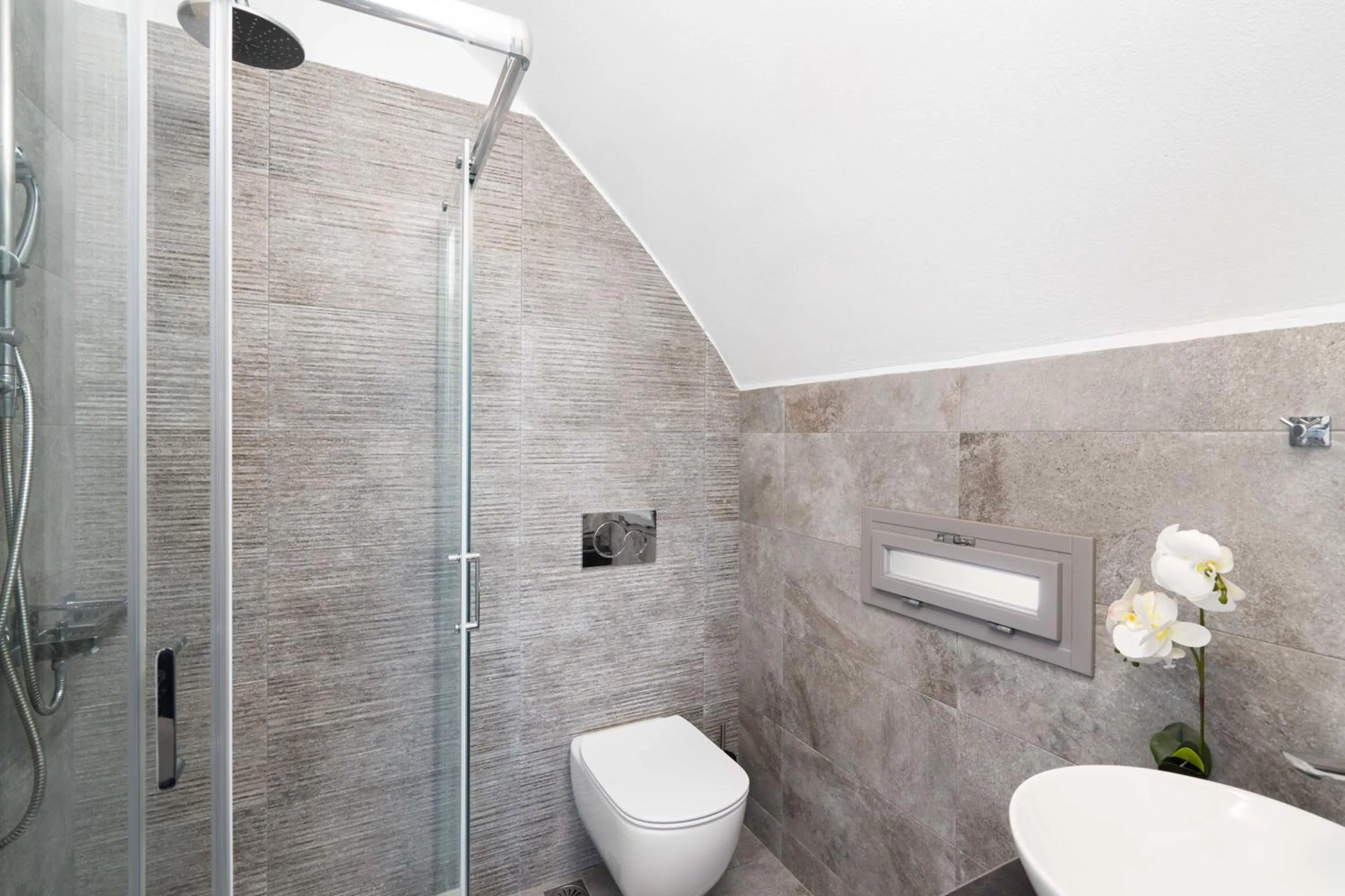 Shower in Aegean Melody Suites & Villas