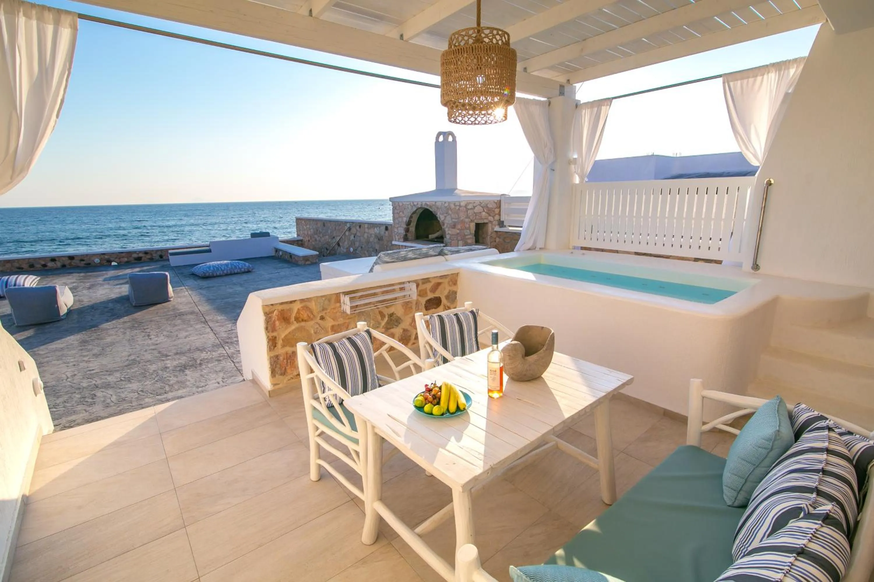 Patio in Aegean Melody Suites & Villas