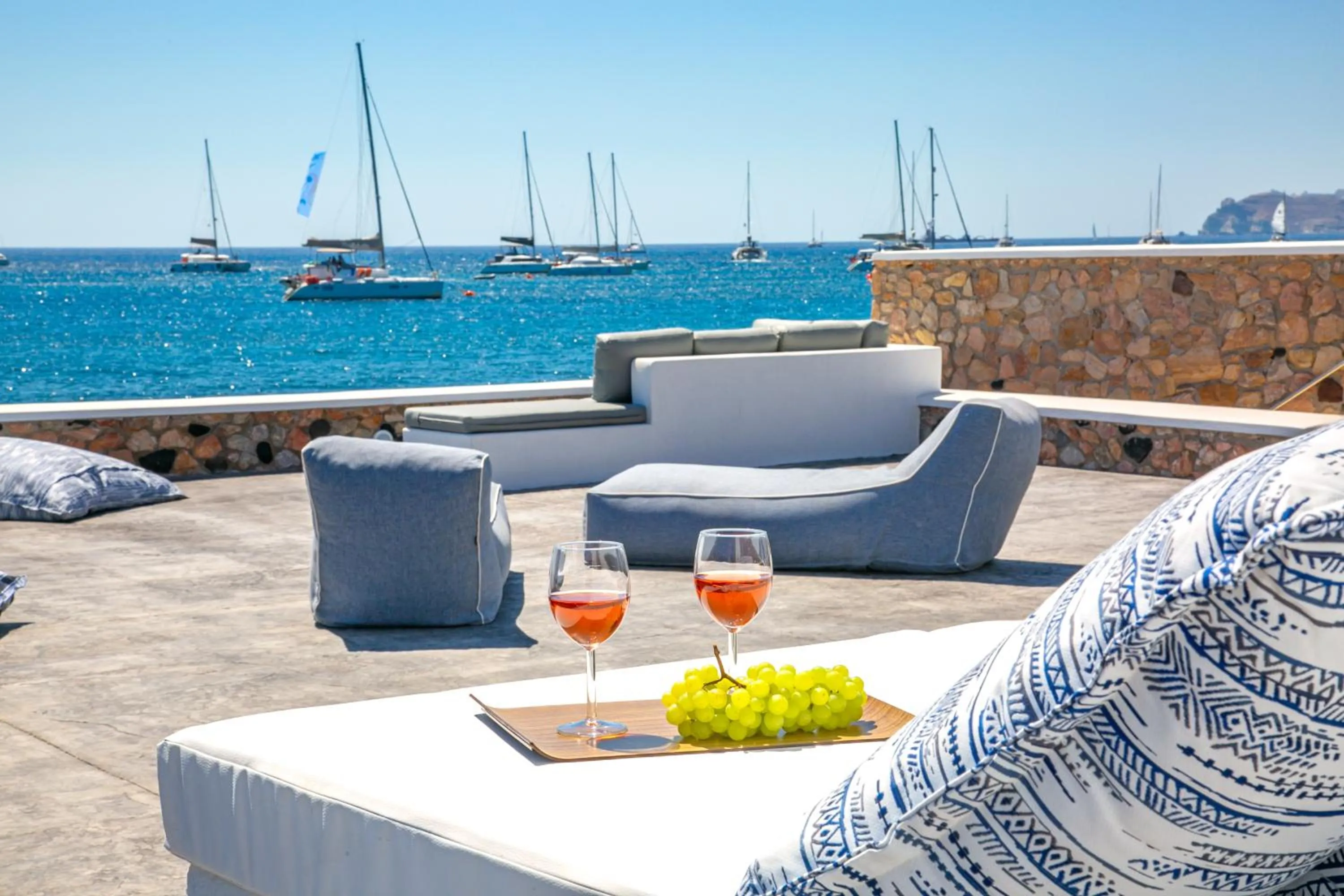 Patio in Aegean Melody Suites & Villas