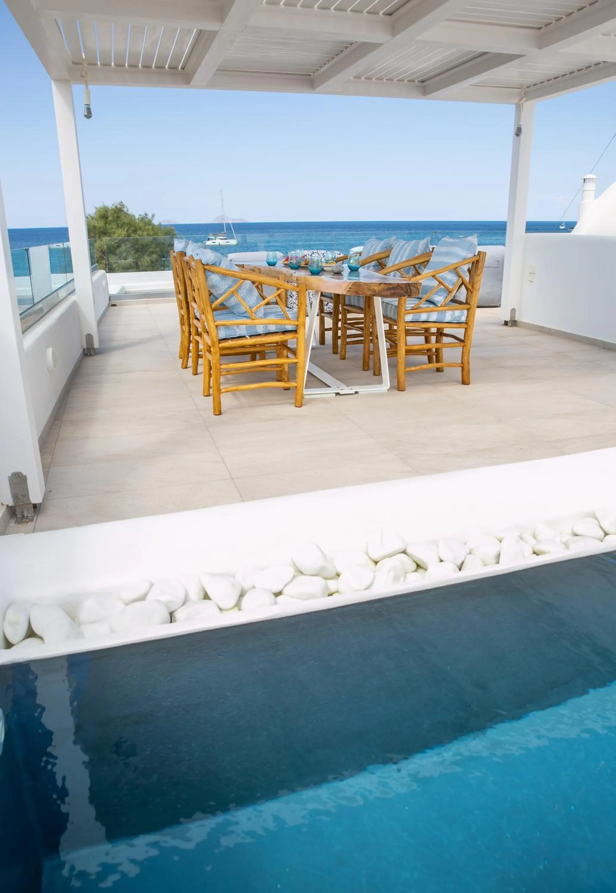 Balcony/Terrace in Aegean Melody Suites & Villas