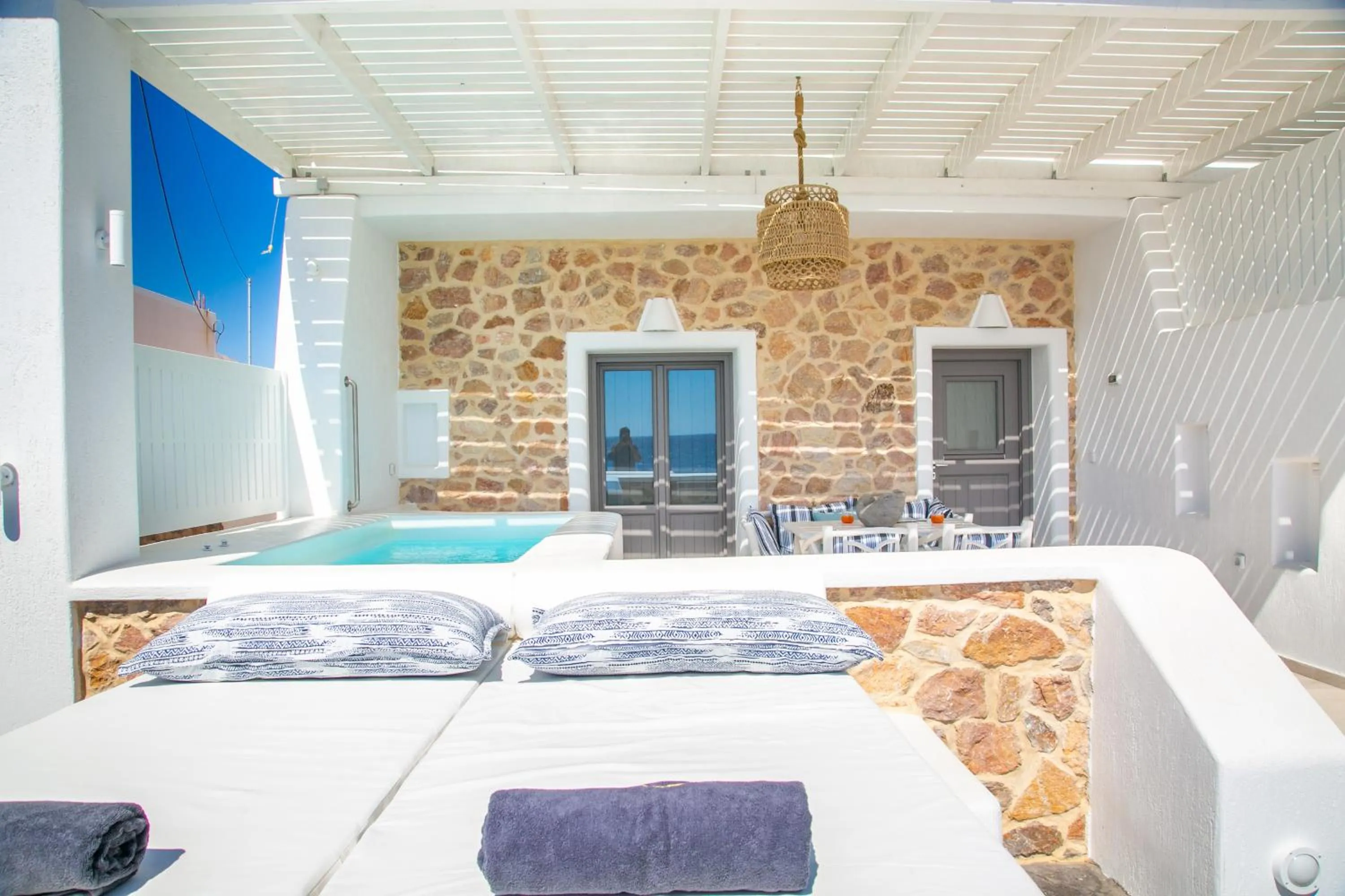 Balcony/Terrace in Aegean Melody Suites & Villas