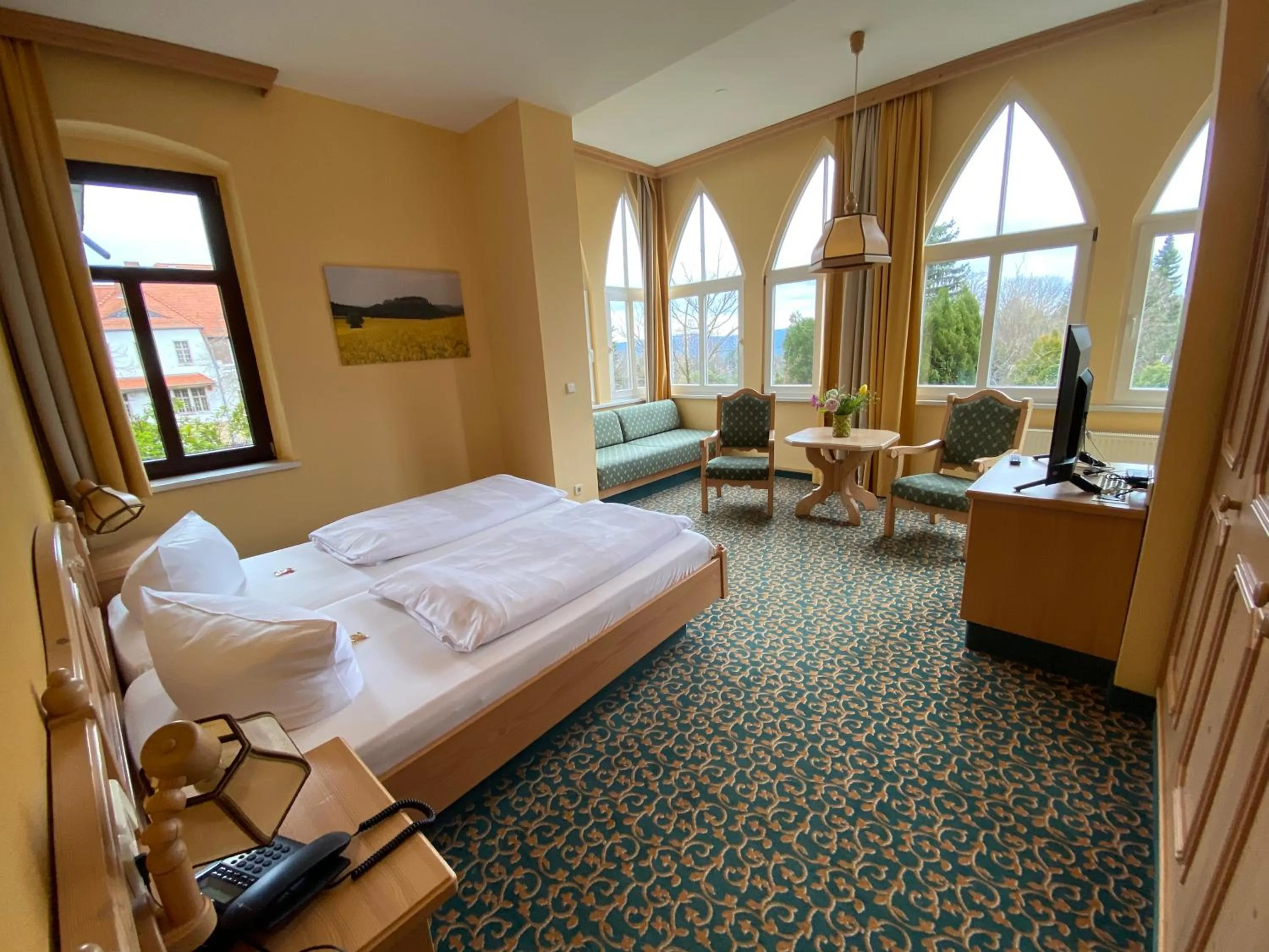 Bed in Parkhotel Margaretenhof