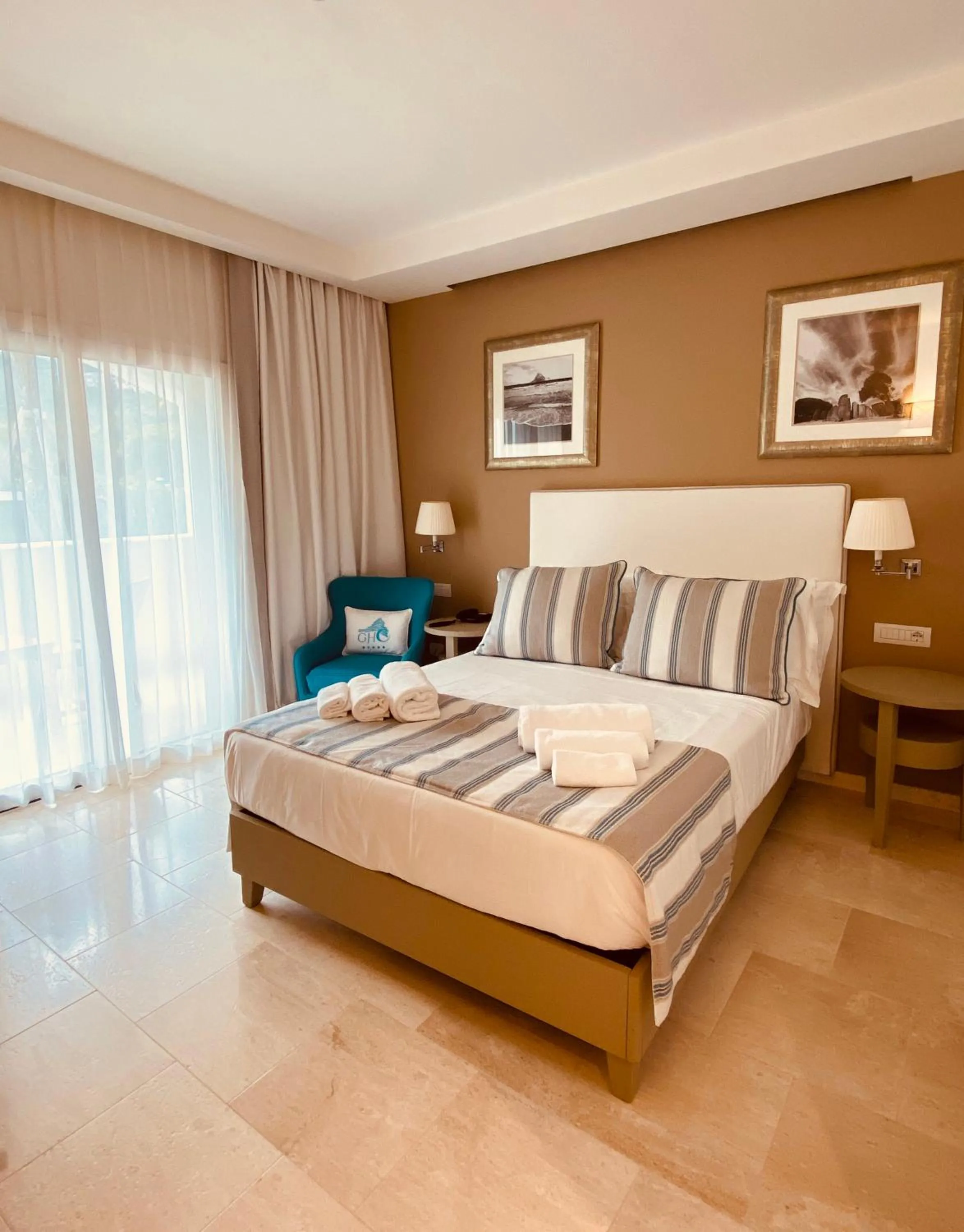 Bed in Grand Hotel Cannigione