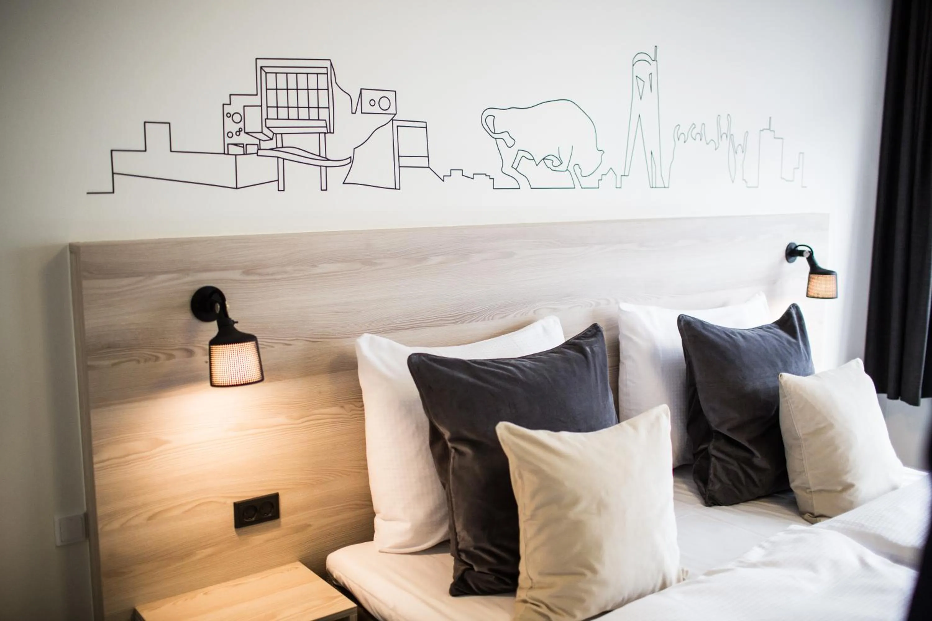 Bed in Radisson Blu Limfjord Hotel, Aalborg