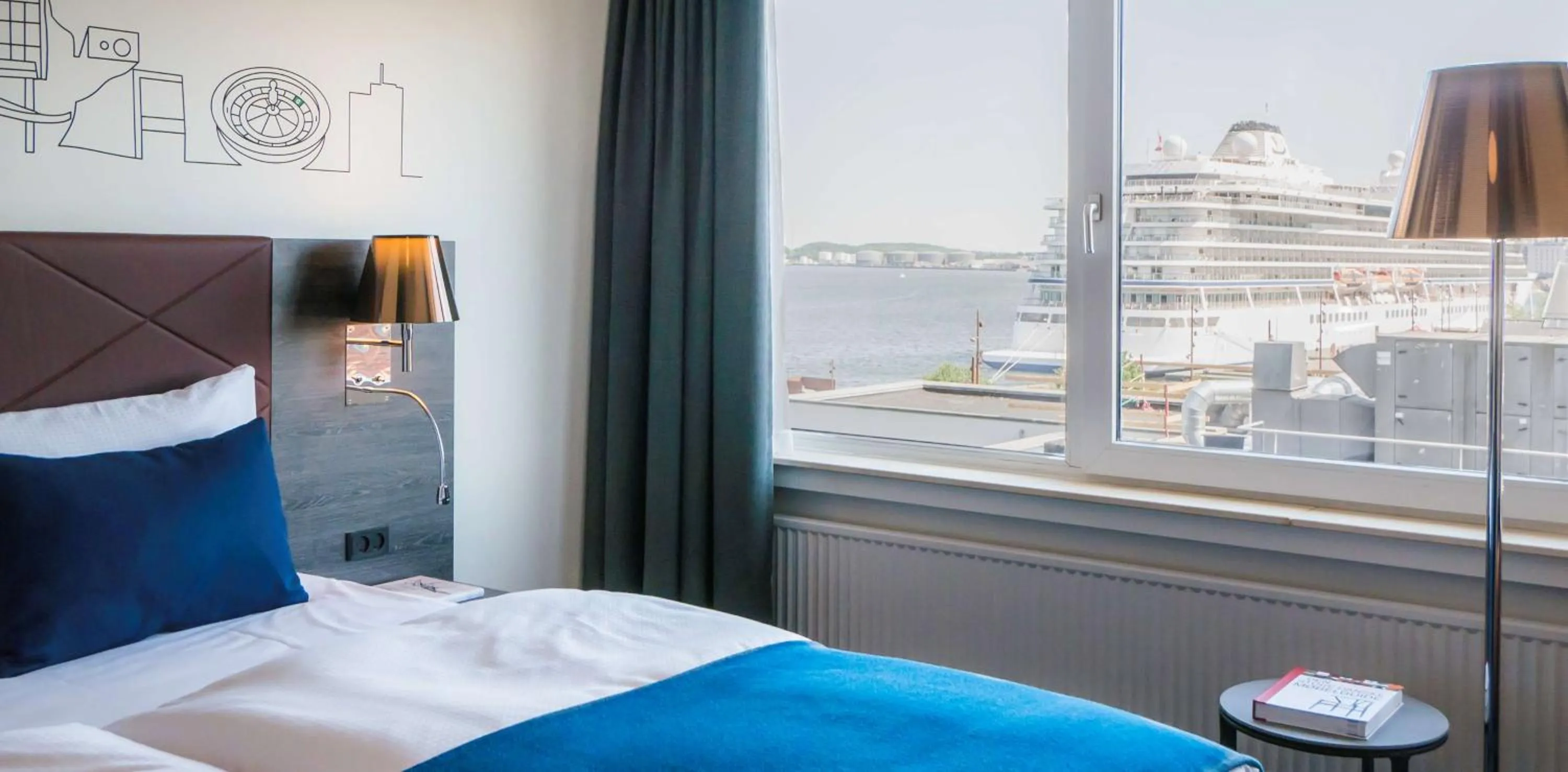 Photo of the whole room, Bed in Radisson Blu Limfjord Hotel, Aalborg