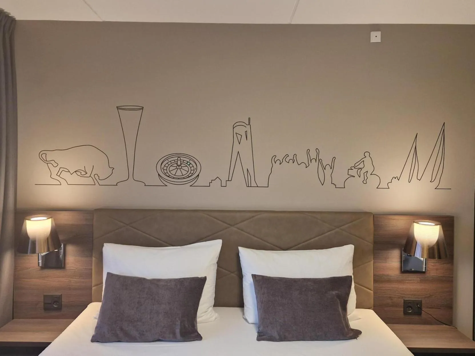 Bed in Radisson Blu Limfjord Hotel, Aalborg