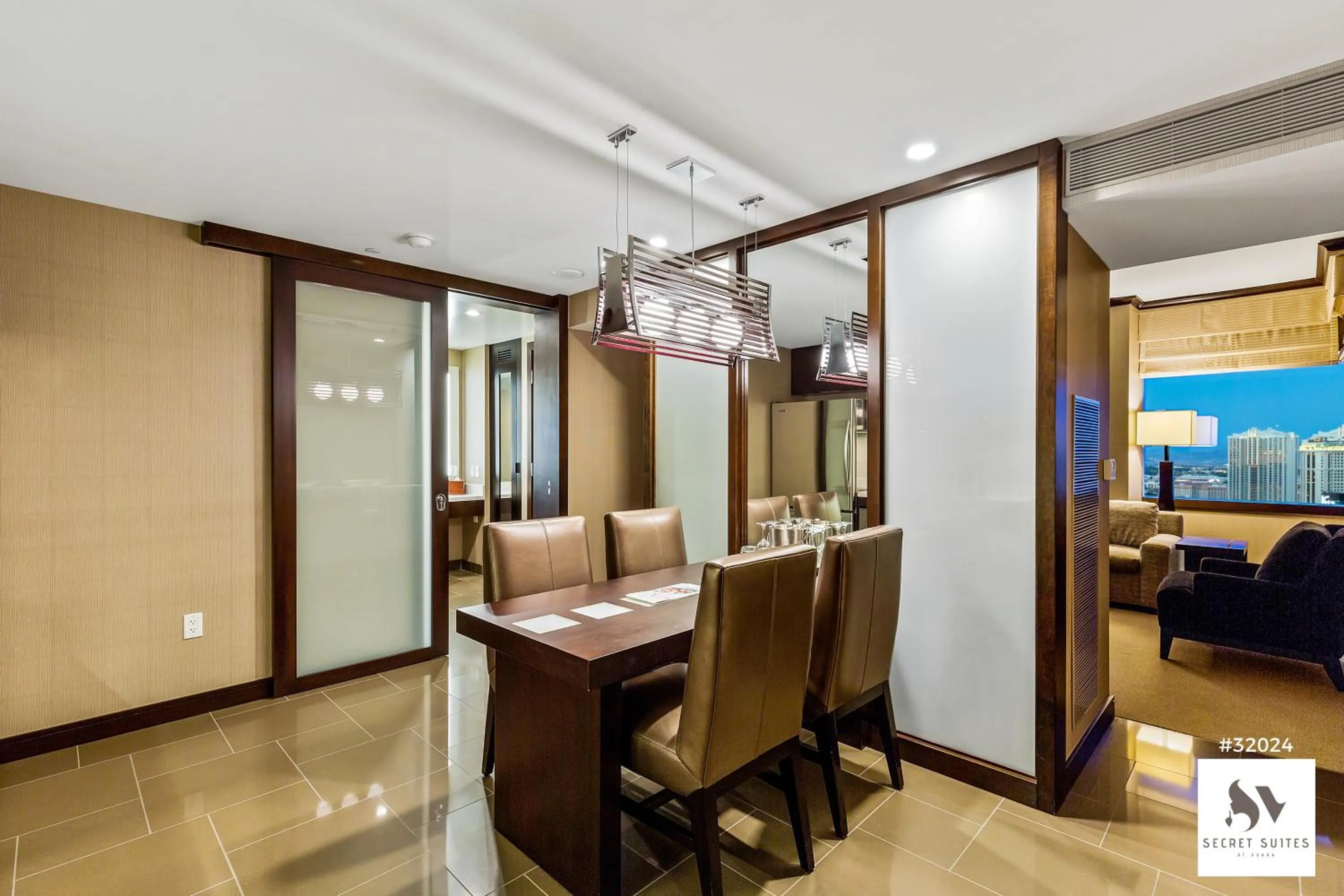 Dining area in Secret Suites At Vdara