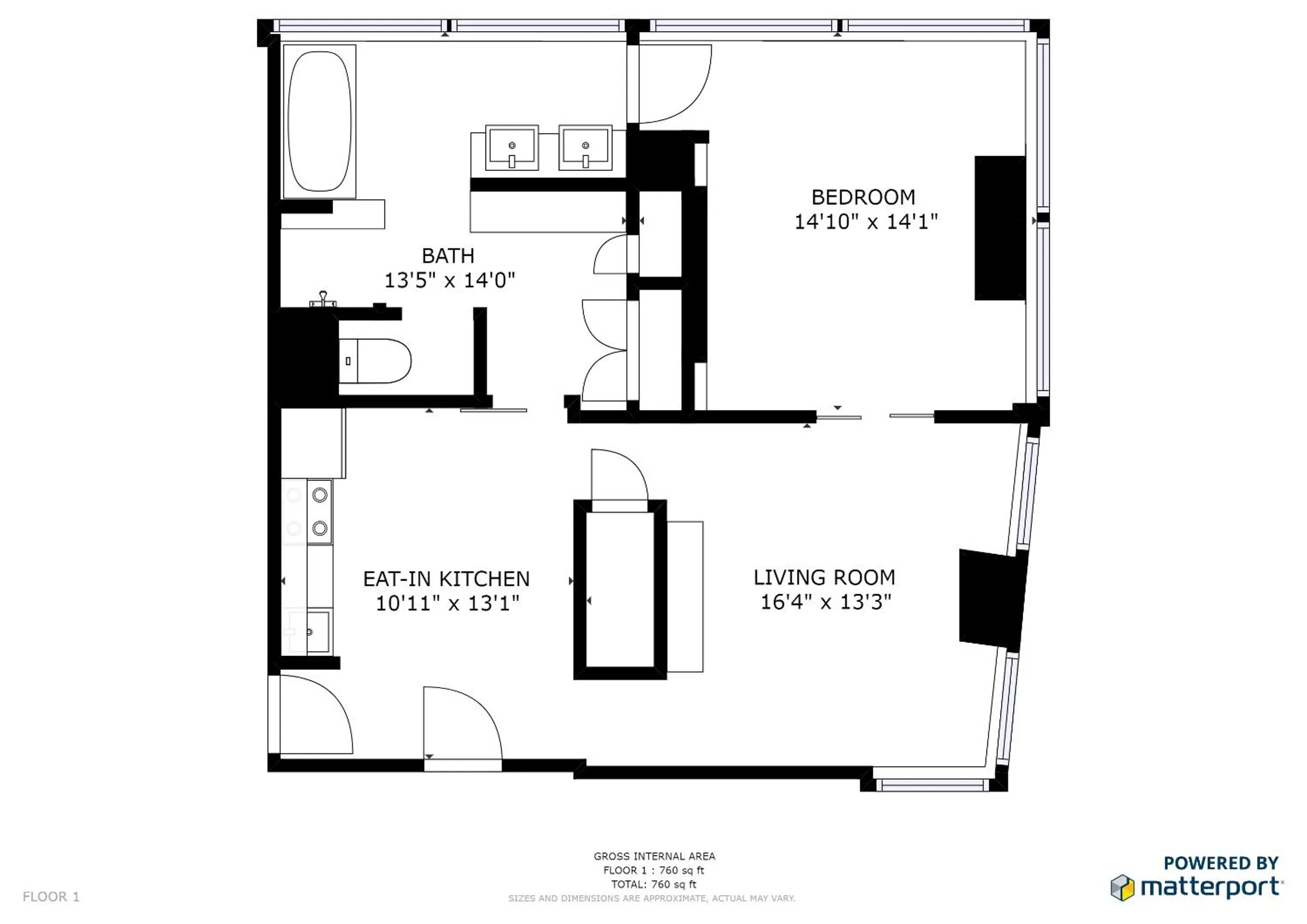 Floor plan in Secret Suites At Vdara