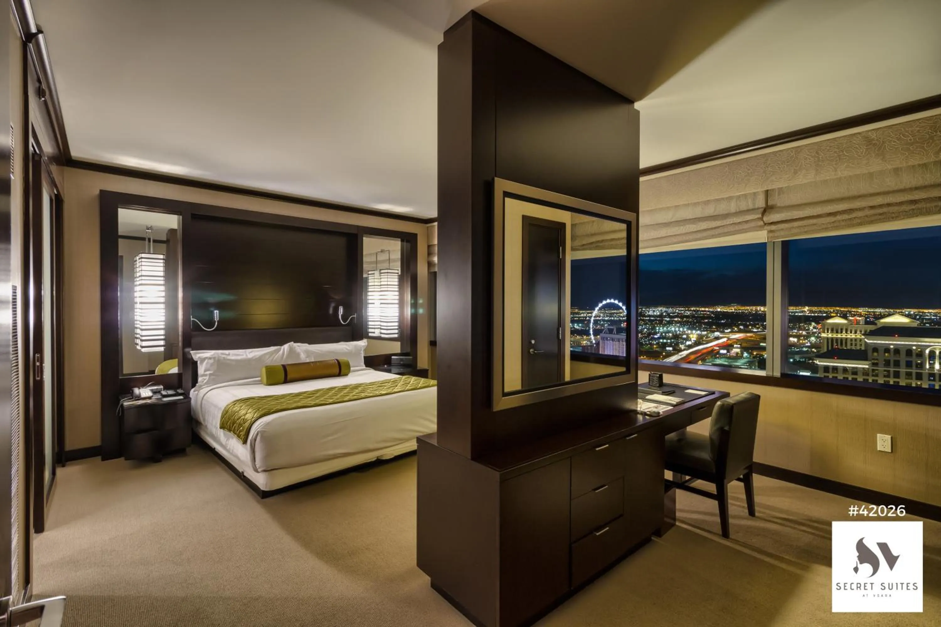 Bed in Secret Suites At Vdara