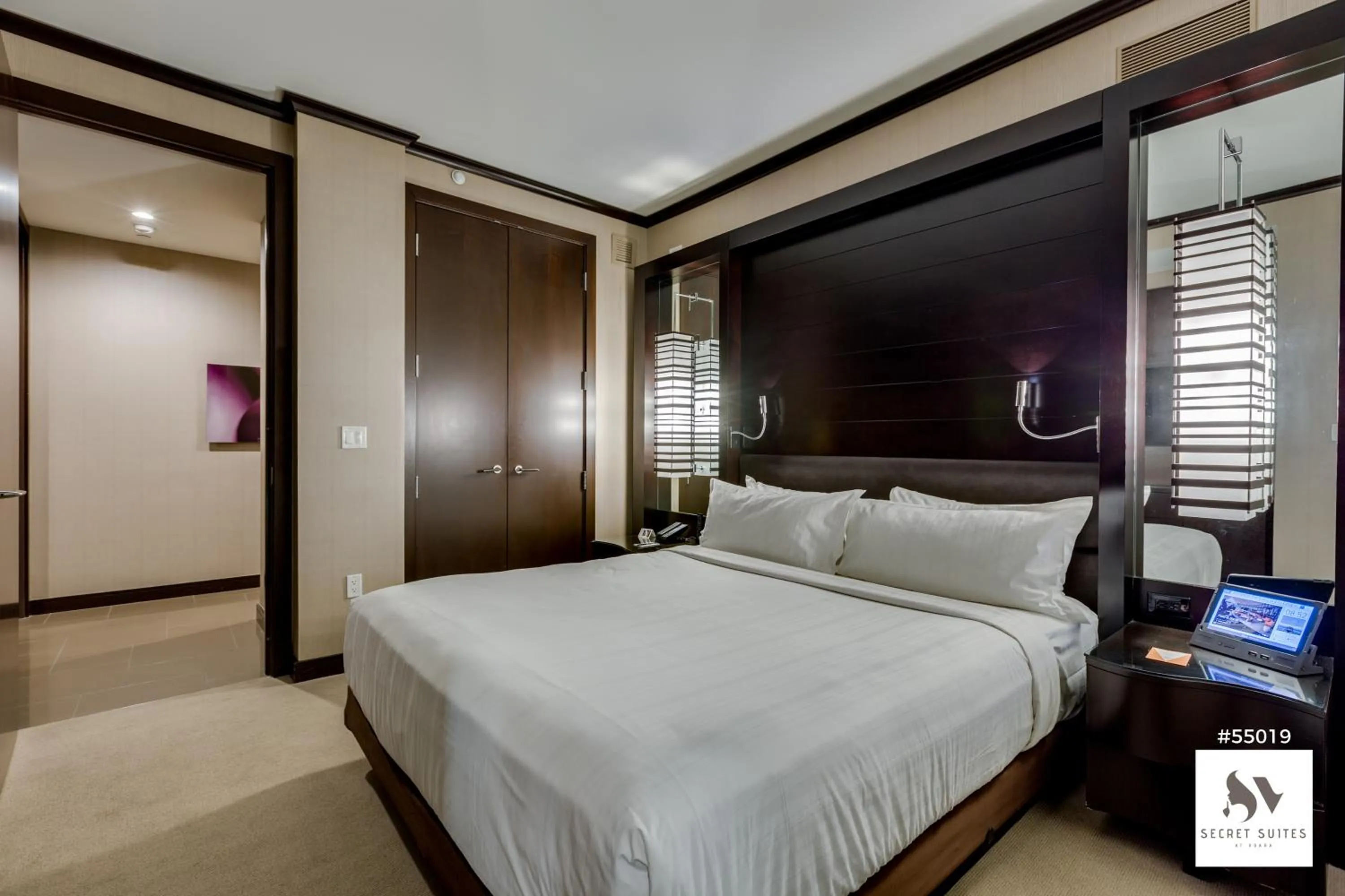 Bed in Secret Suites At Vdara