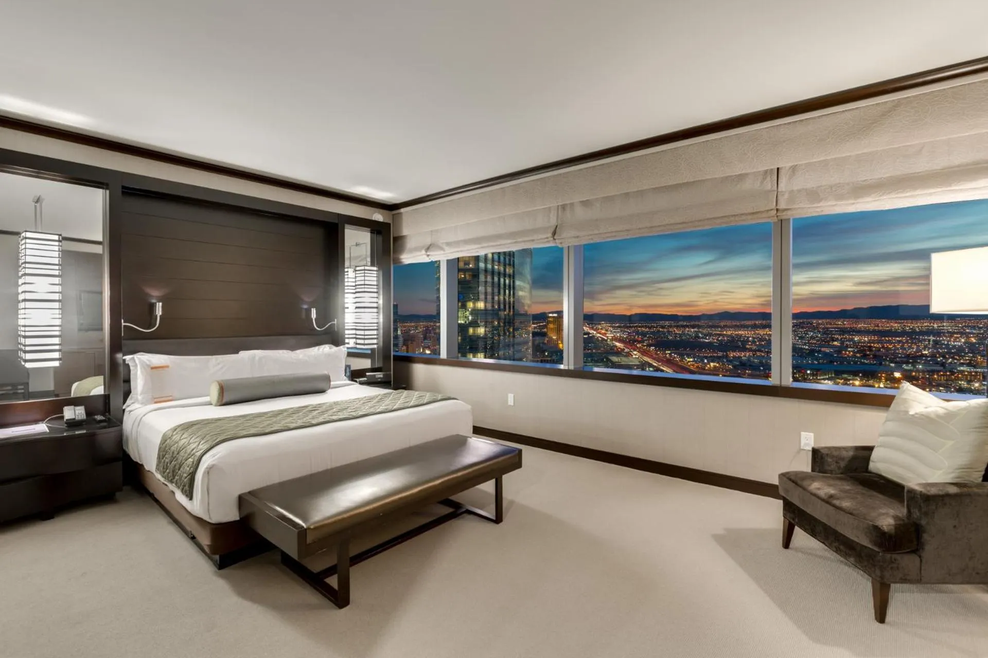 Bed in Secret Suites At Vdara