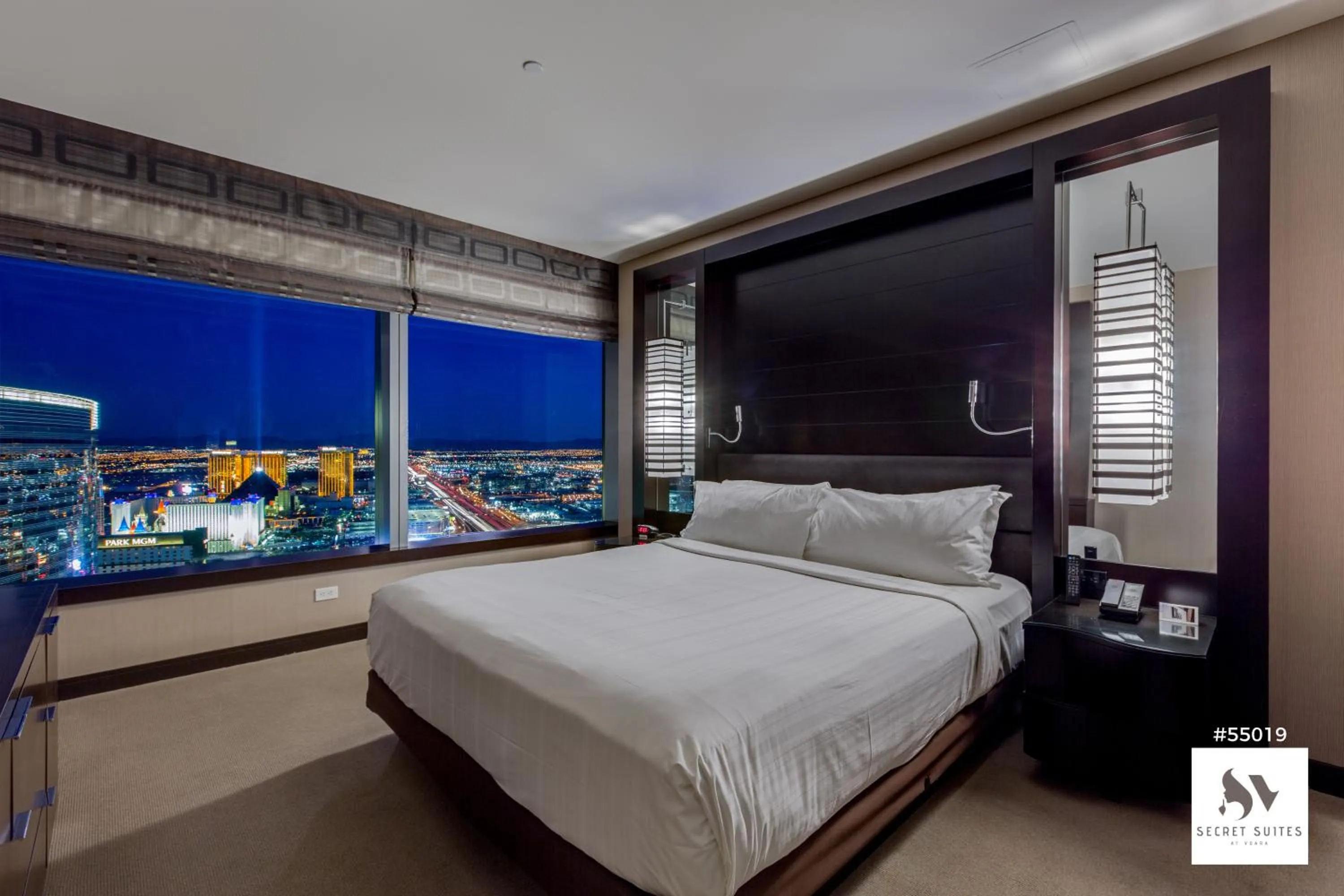 Bed in Secret Suites At Vdara