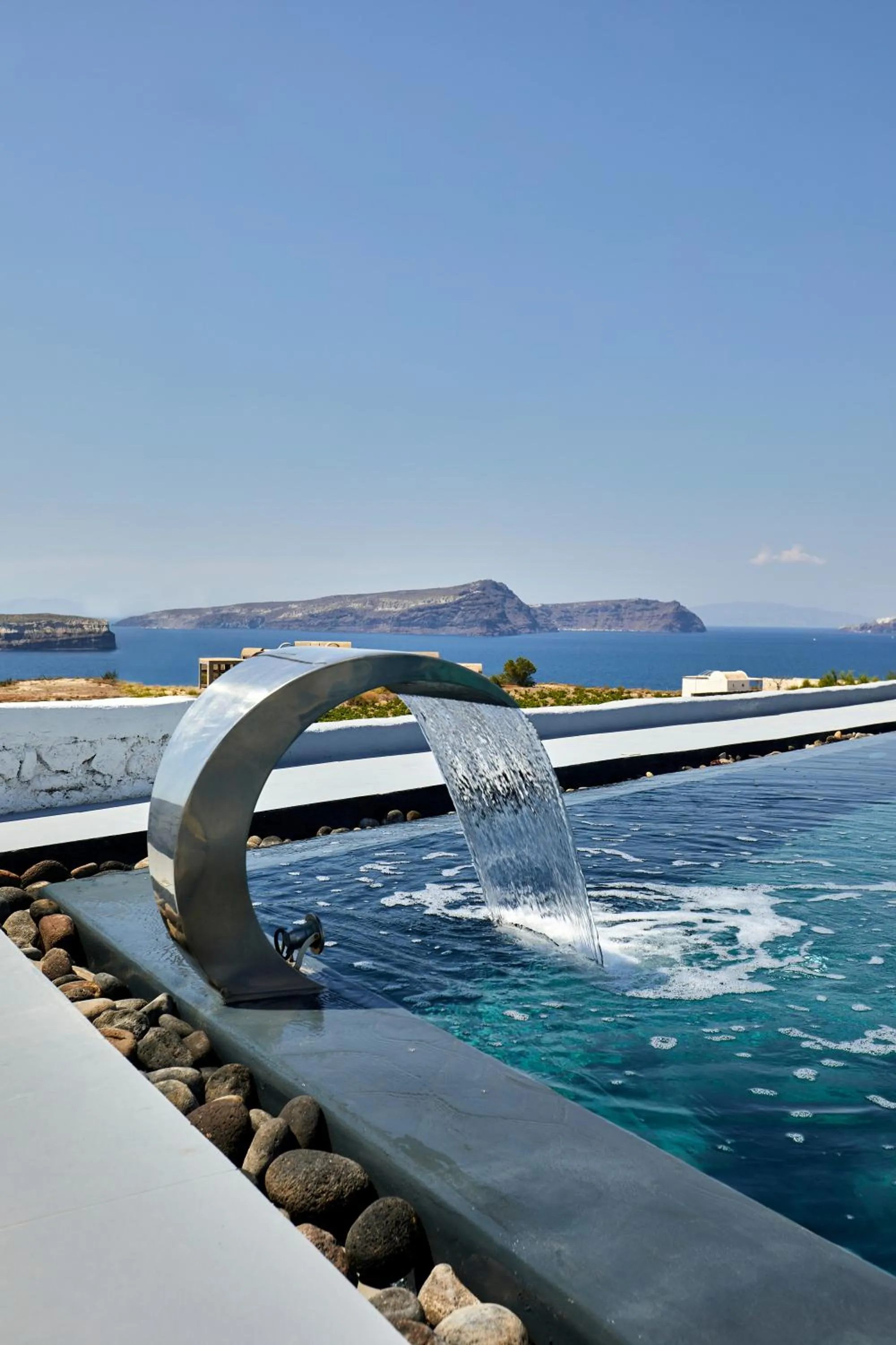 Pool view in Sunset Faros