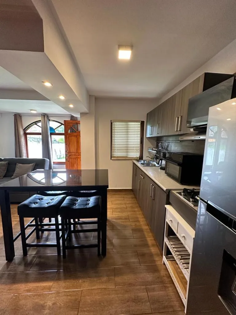 Kitchen or kitchenette in Hotel La Casa de la Abuela