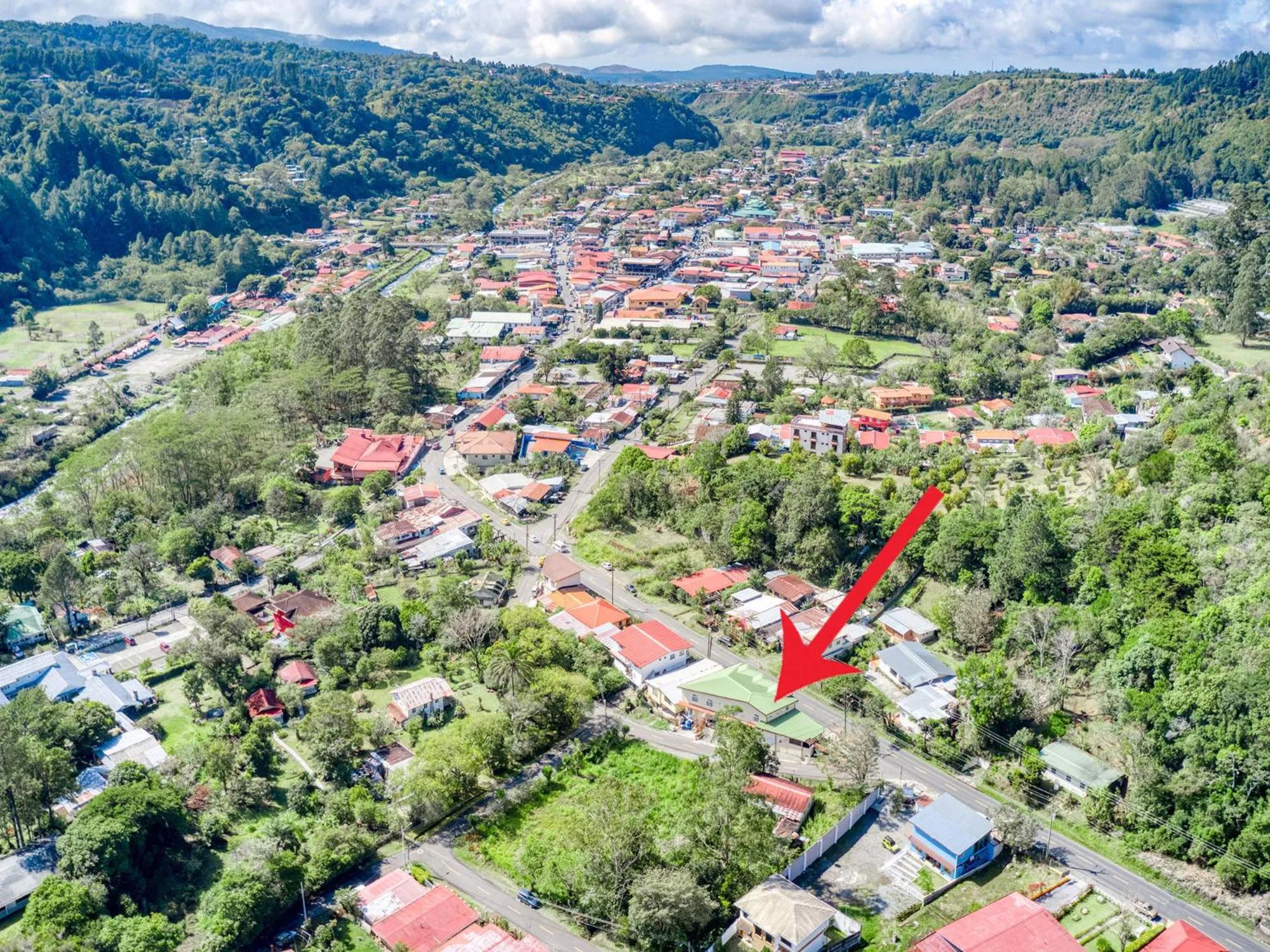 Bird's eye view in Hotel La Casa de la Abuela