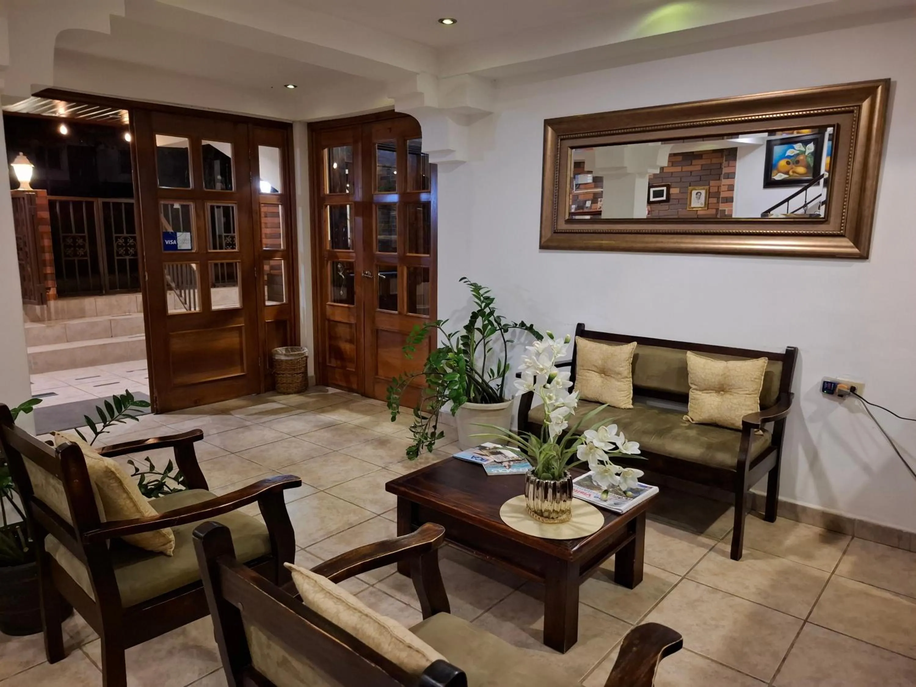 Living room in Hotel La Casa de la Abuela