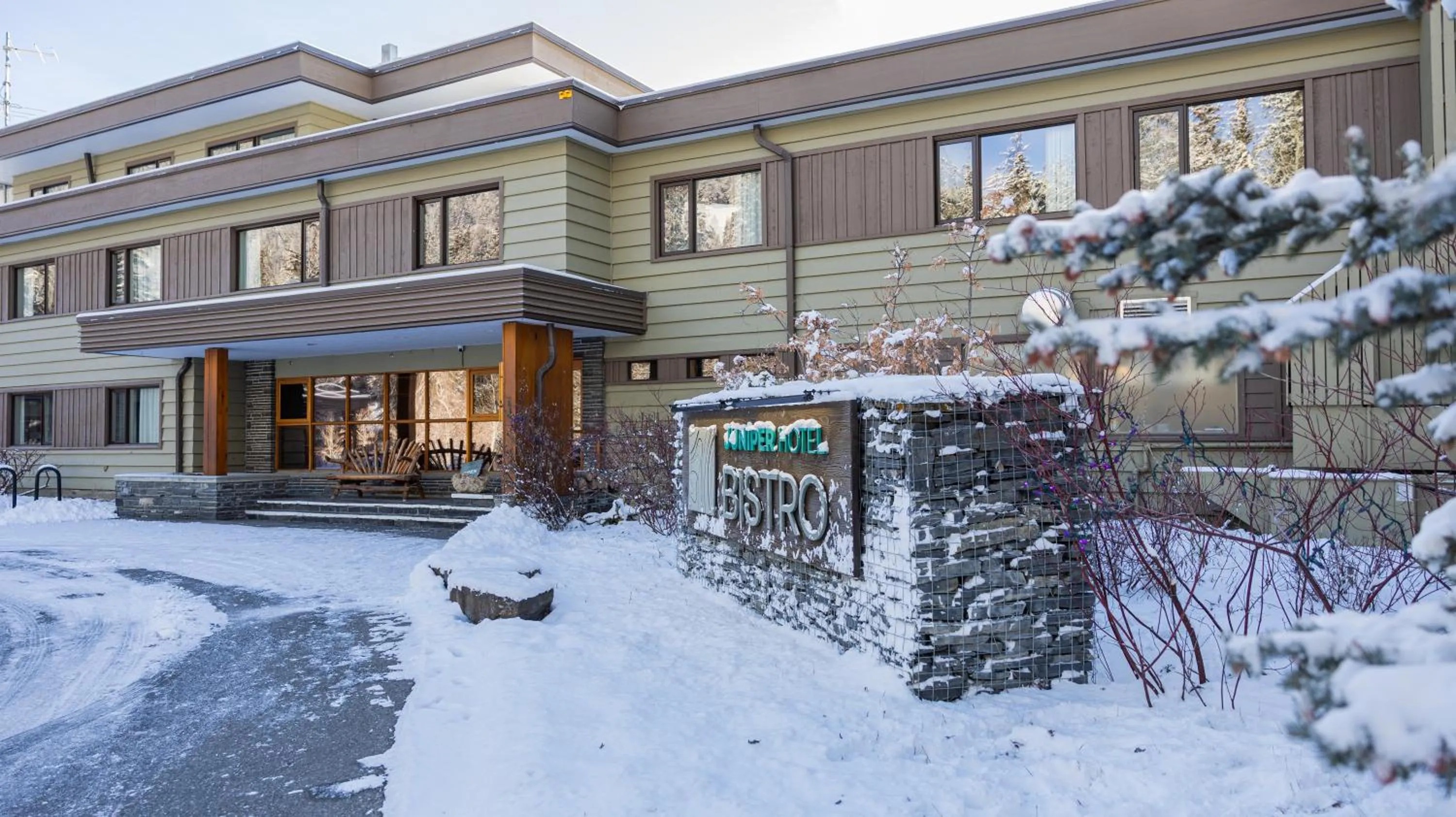 Property building in The Juniper Hotel & Bistro