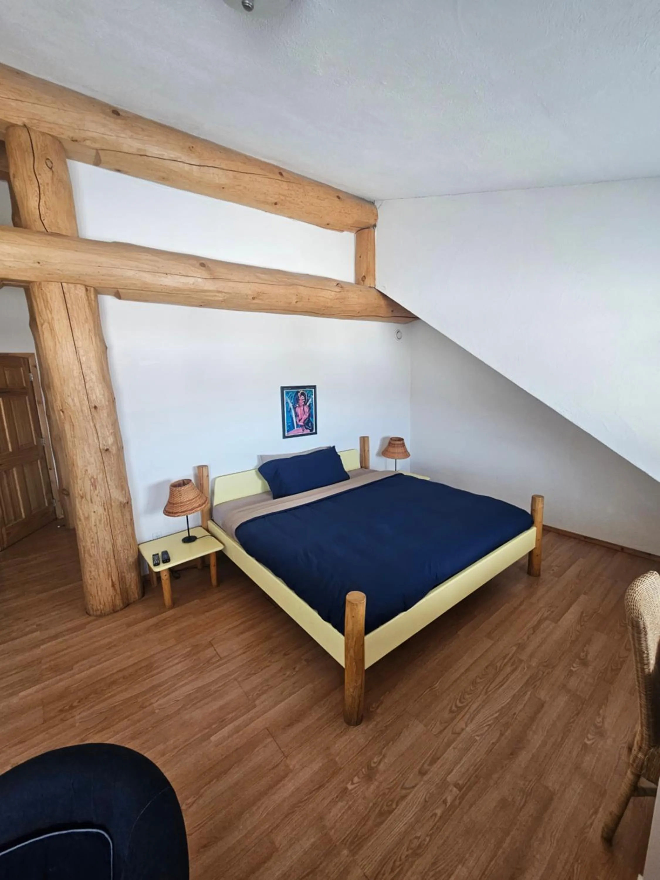 Bed in Williston Lake Resort