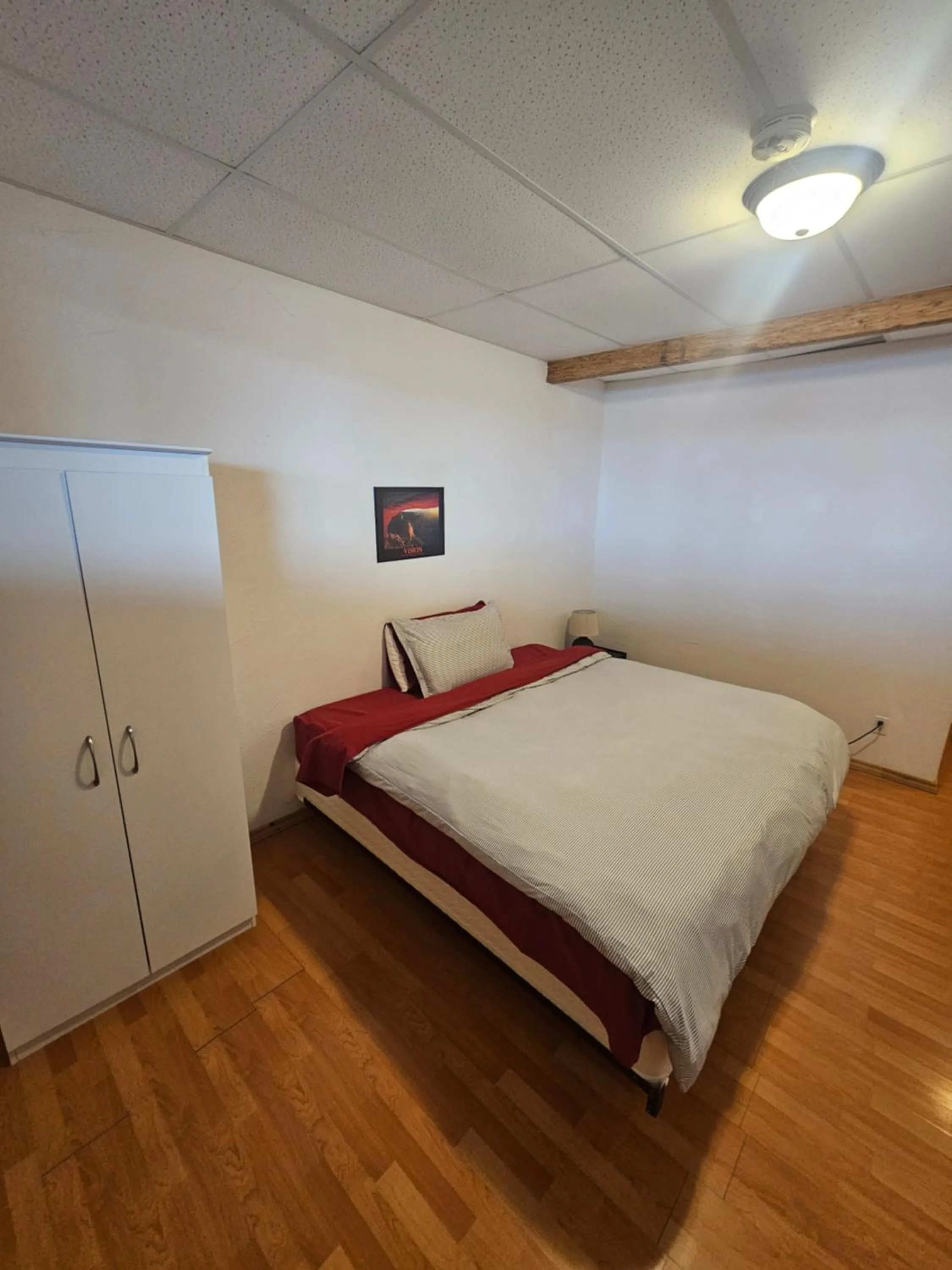 Bed in Williston Lake Resort