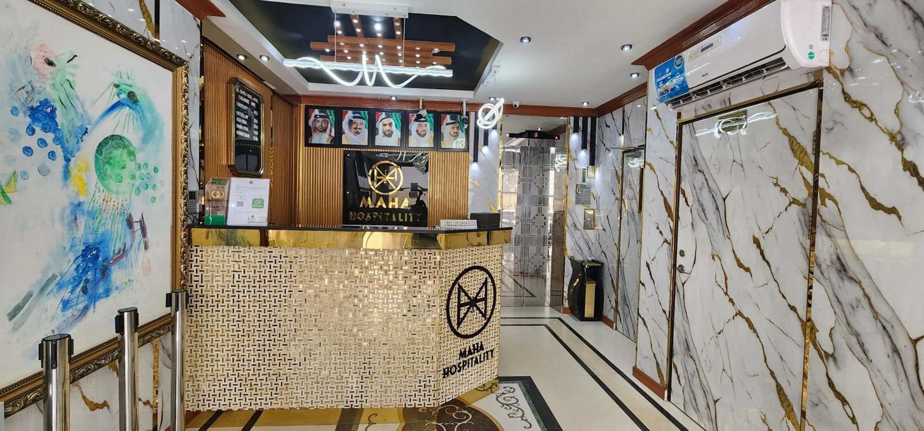 Lobby or reception in Al Smou Hotel Apartments - MAHA HOSPITALITY GROUP