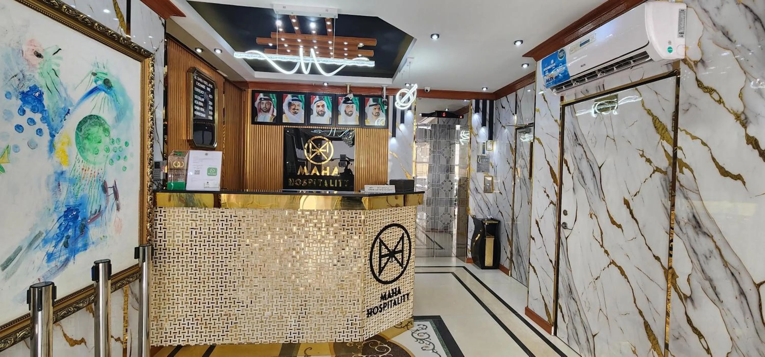 Lobby or reception in Al Smou Hotel Apartments - MAHA HOSPITALITY GROUP