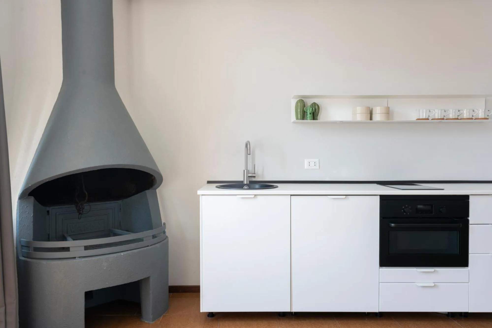 Kitchen or kitchenette in Casa di Sofia Città Alta