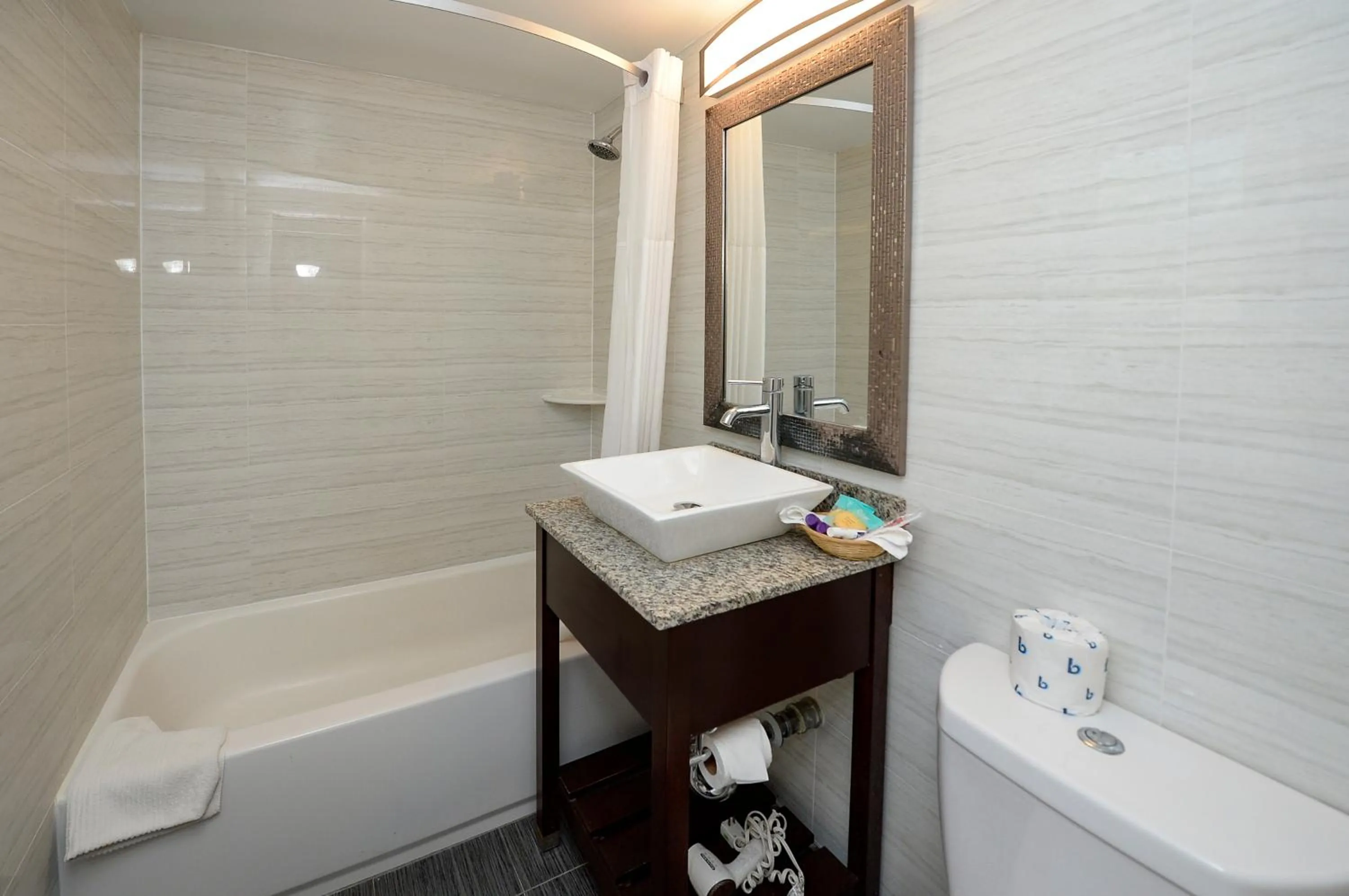 Shower in Americas Best Value Inn at Central Valley-Woodbury
