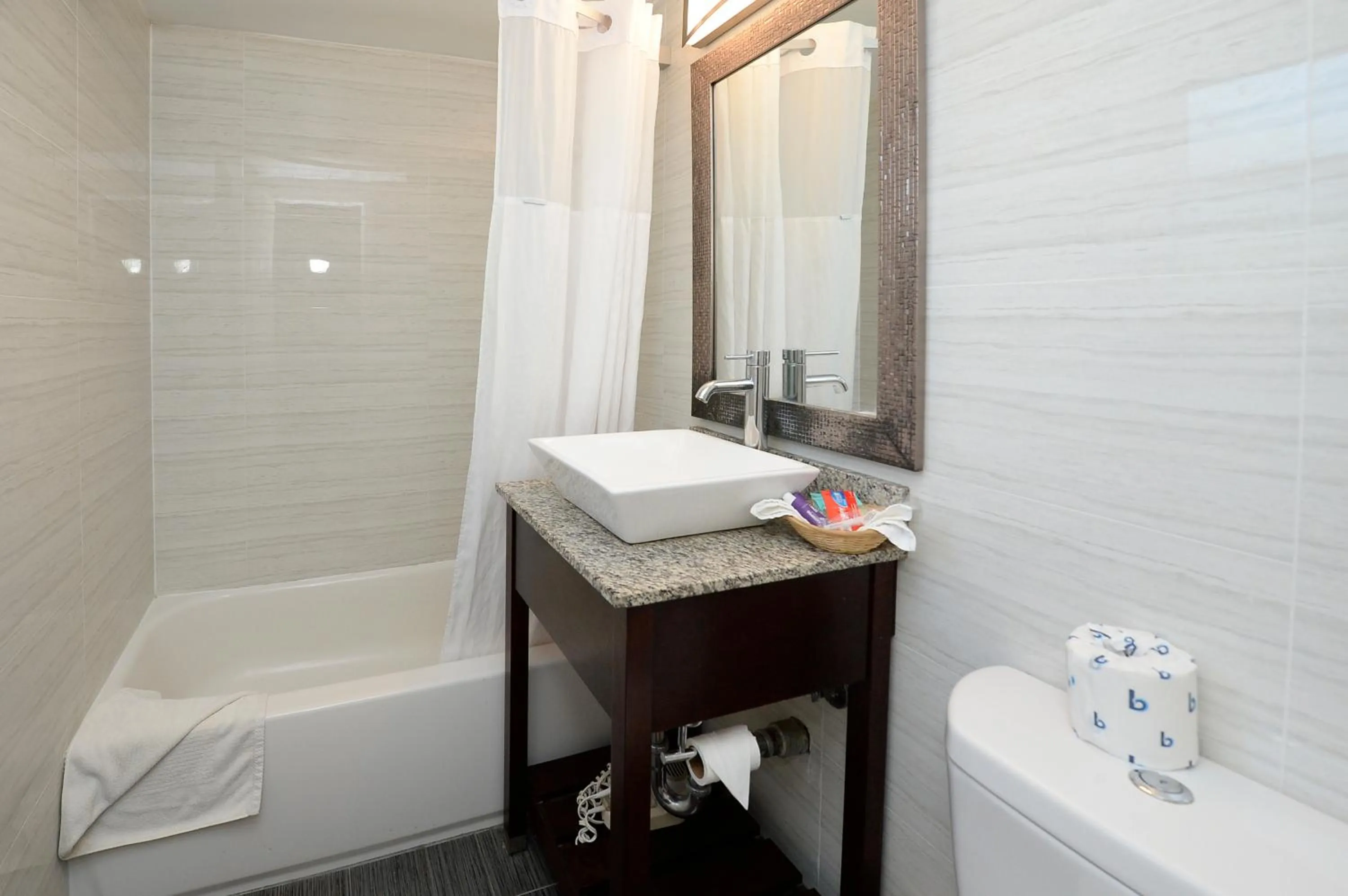 Bathroom in Americas Best Value Inn at Central Valley-Woodbury