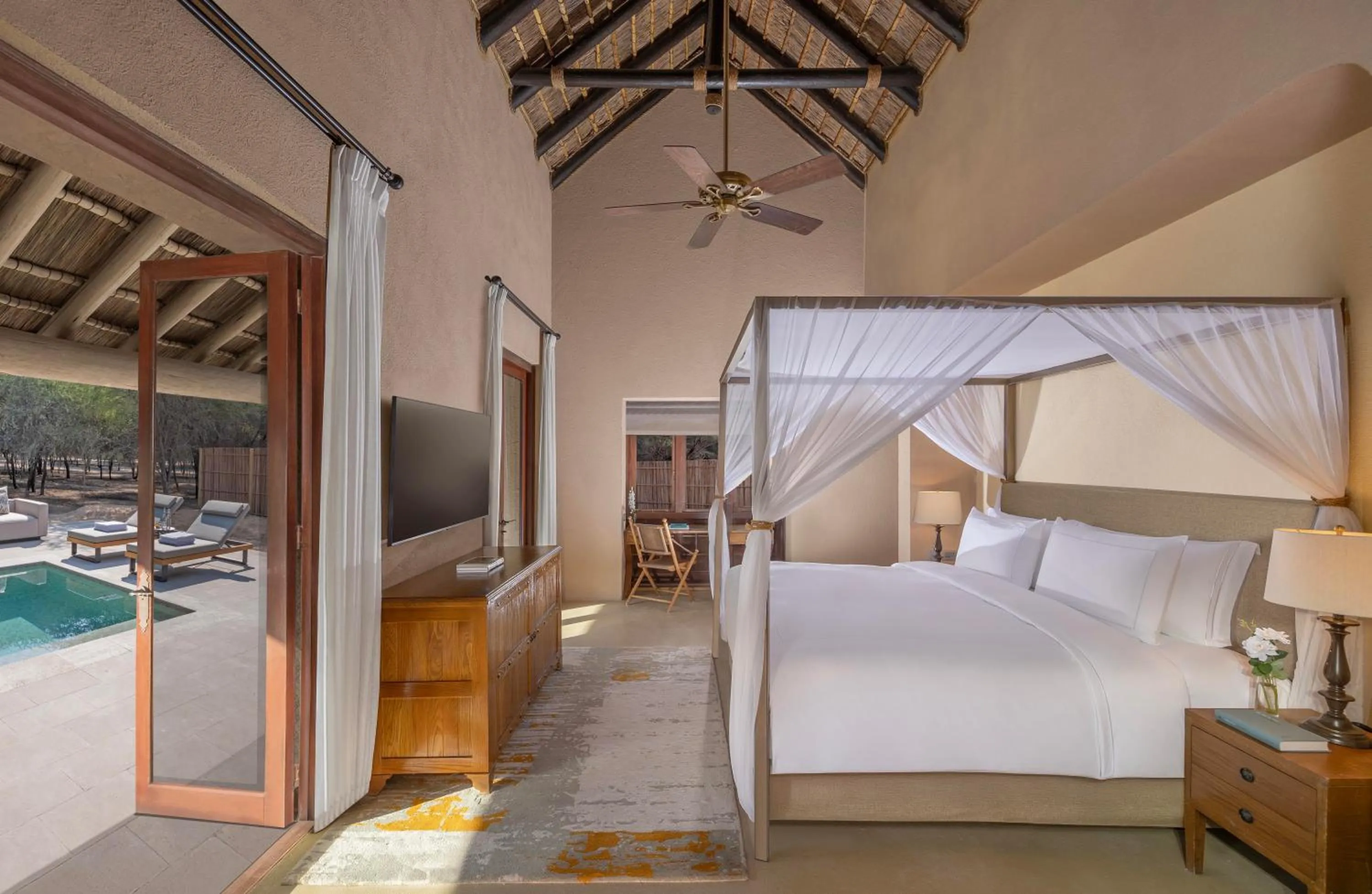 Property building, Bed in Anantara Sir Bani Yas Island Al Sahel Villas