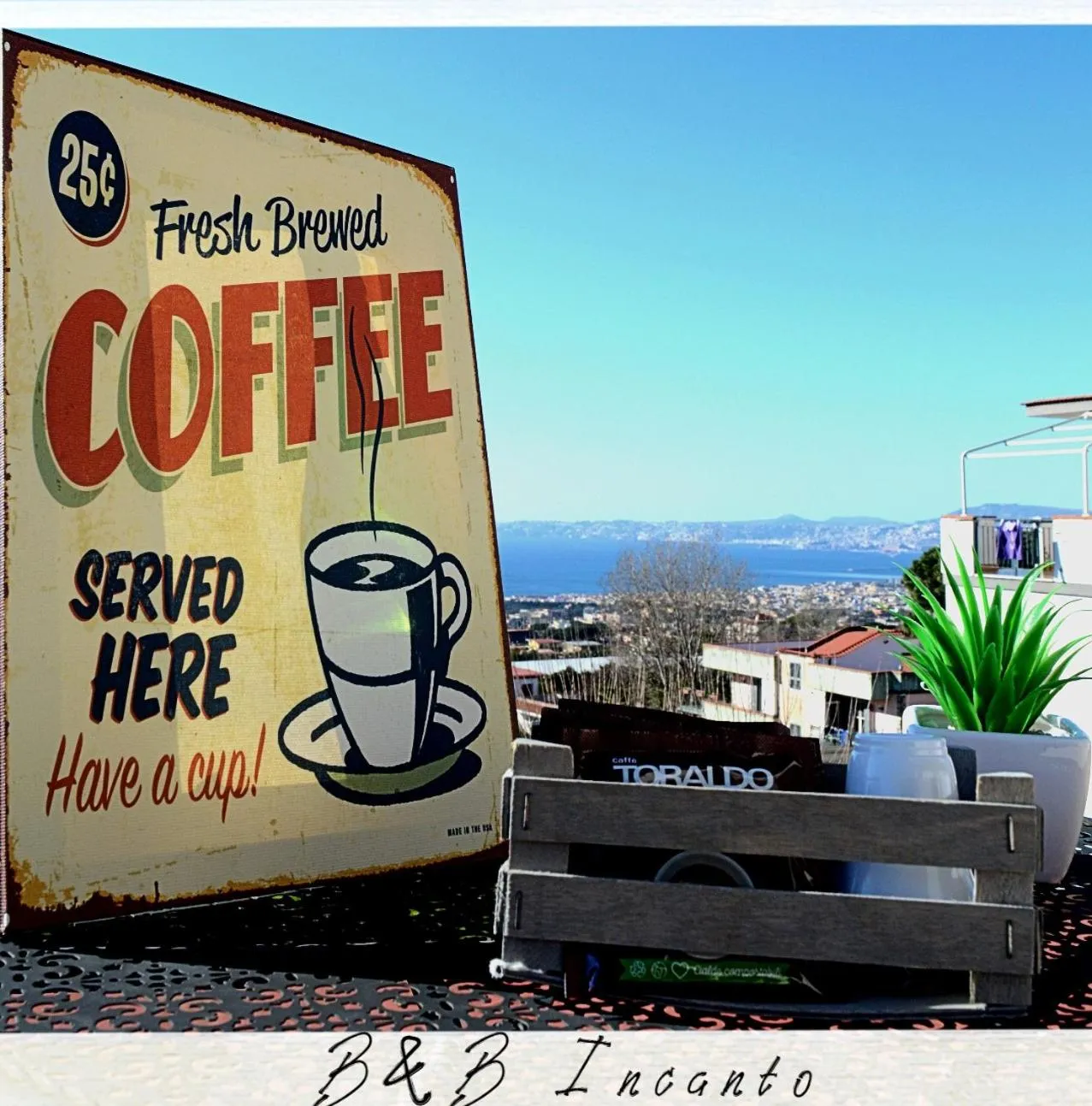 Coffee/tea facilities in B&B Incanto