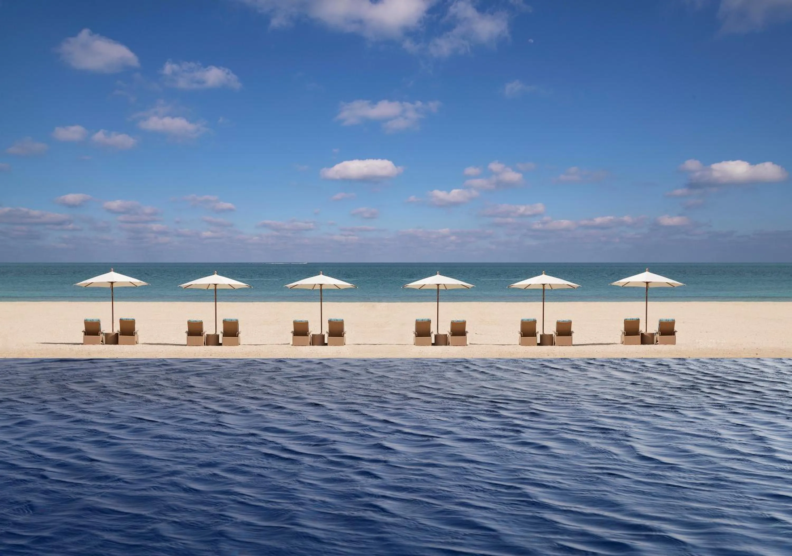 Beach in Anantara Sir Bani Yas Island Al Yamm Villa Resort