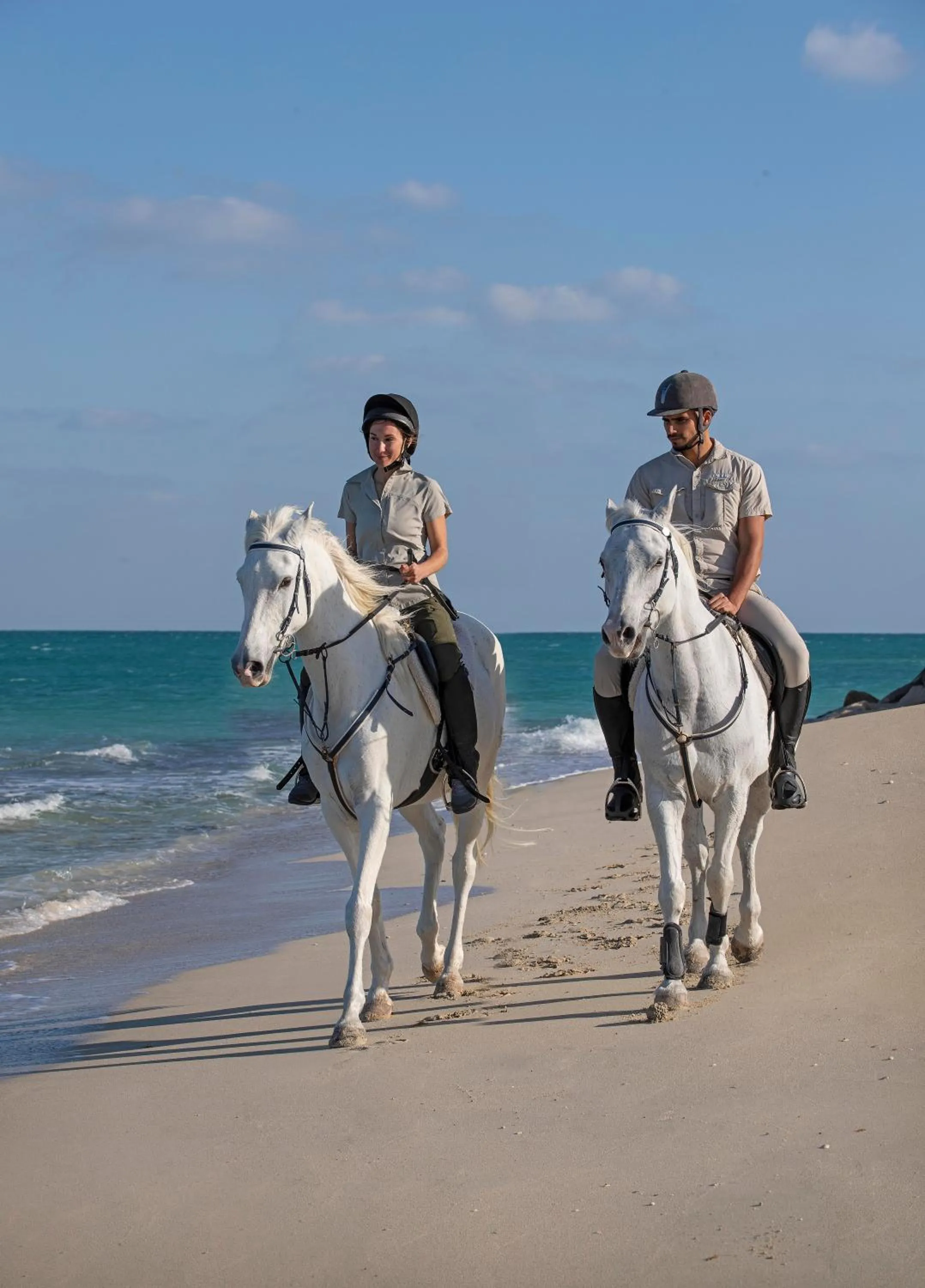 People in Anantara Sir Bani Yas Island Al Yamm Villa Resort