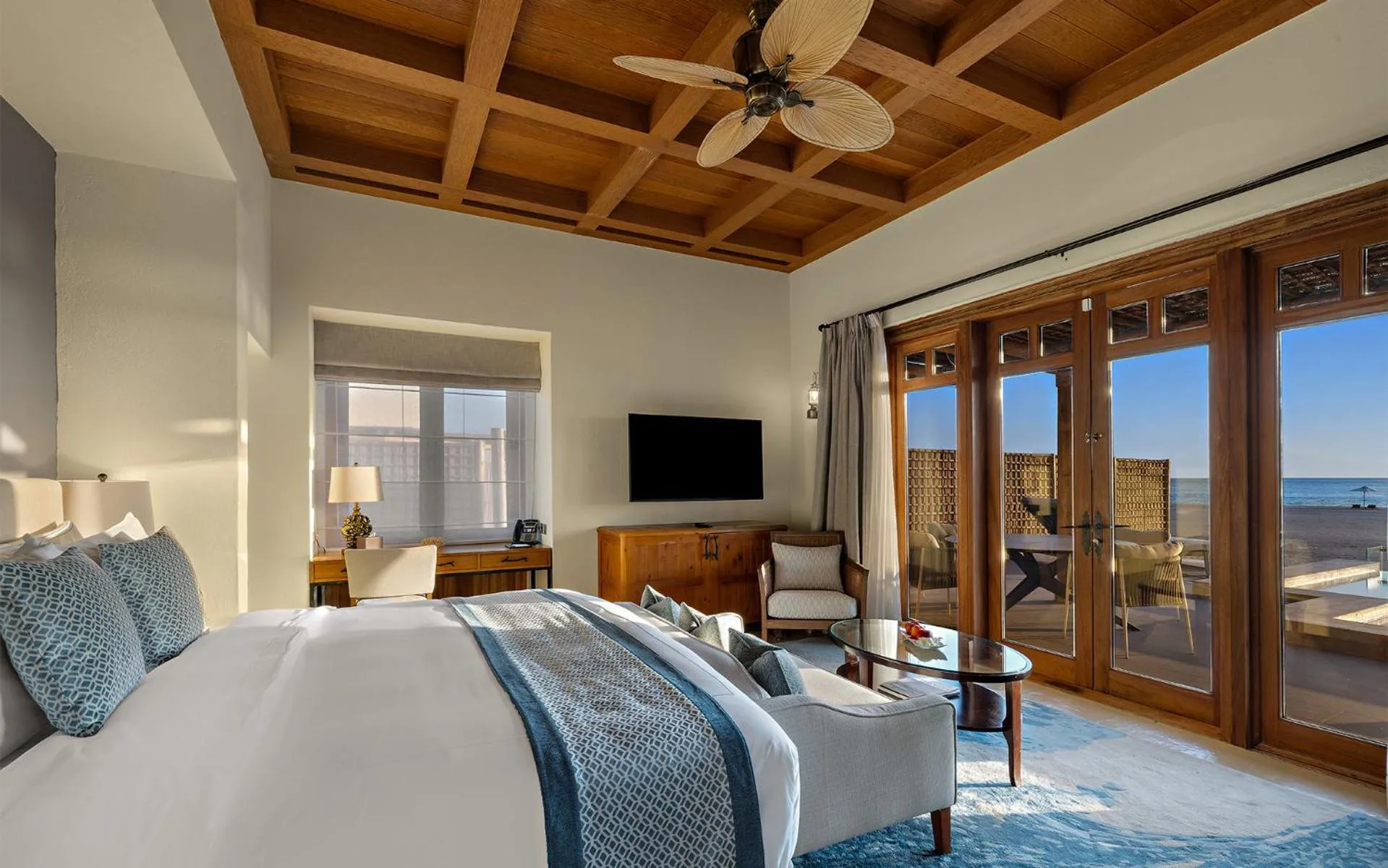 Bedroom, Bed in Anantara Sir Bani Yas Island Al Yamm Villa Resort