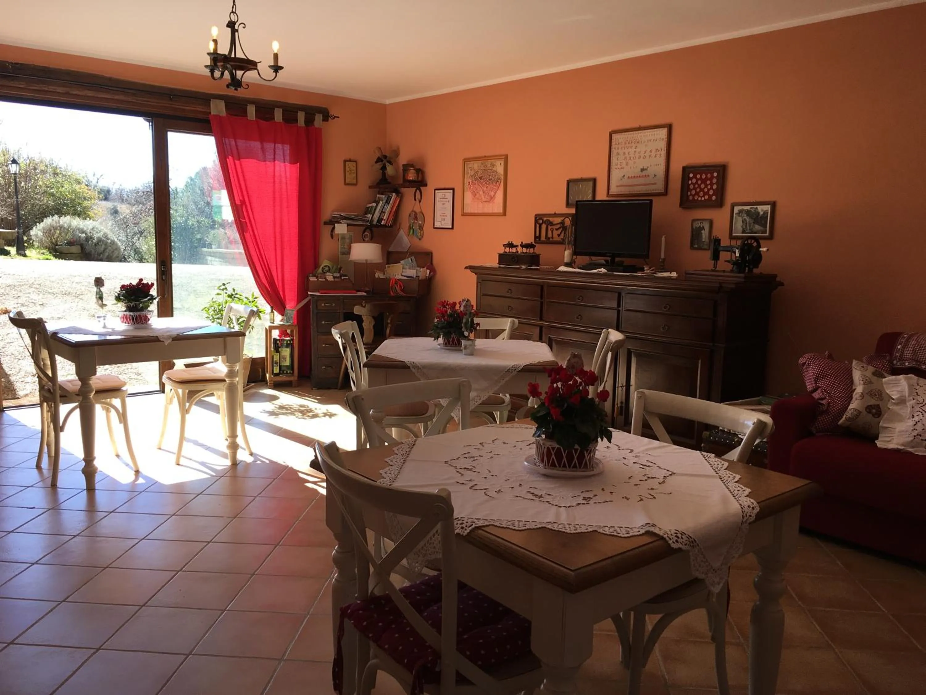 Seating area in B&B La Casa della Nonna