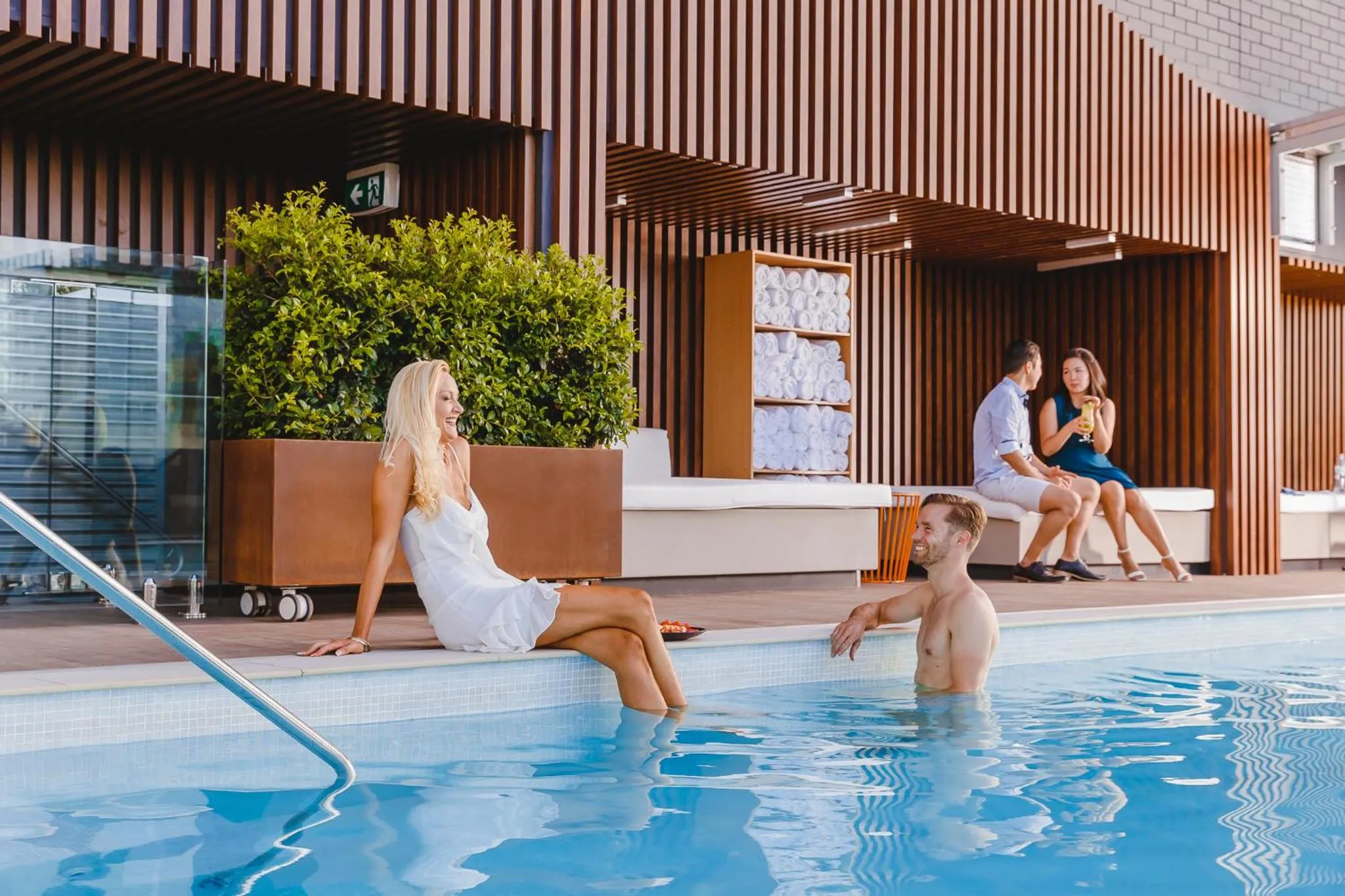 Swimming pool in Mercure Brisbane King George Square