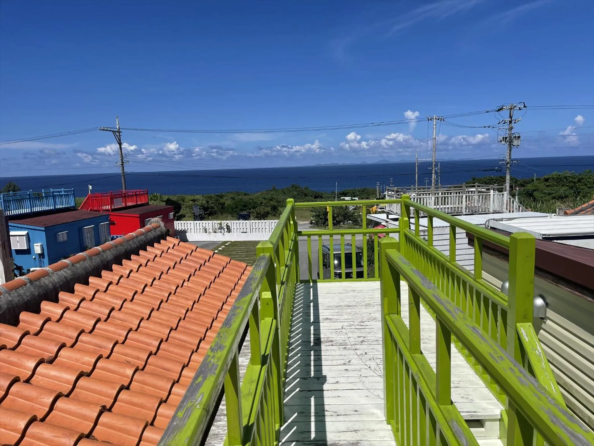 Balcony/Terrace in Shiawaseninaru Kourijima no Yado
