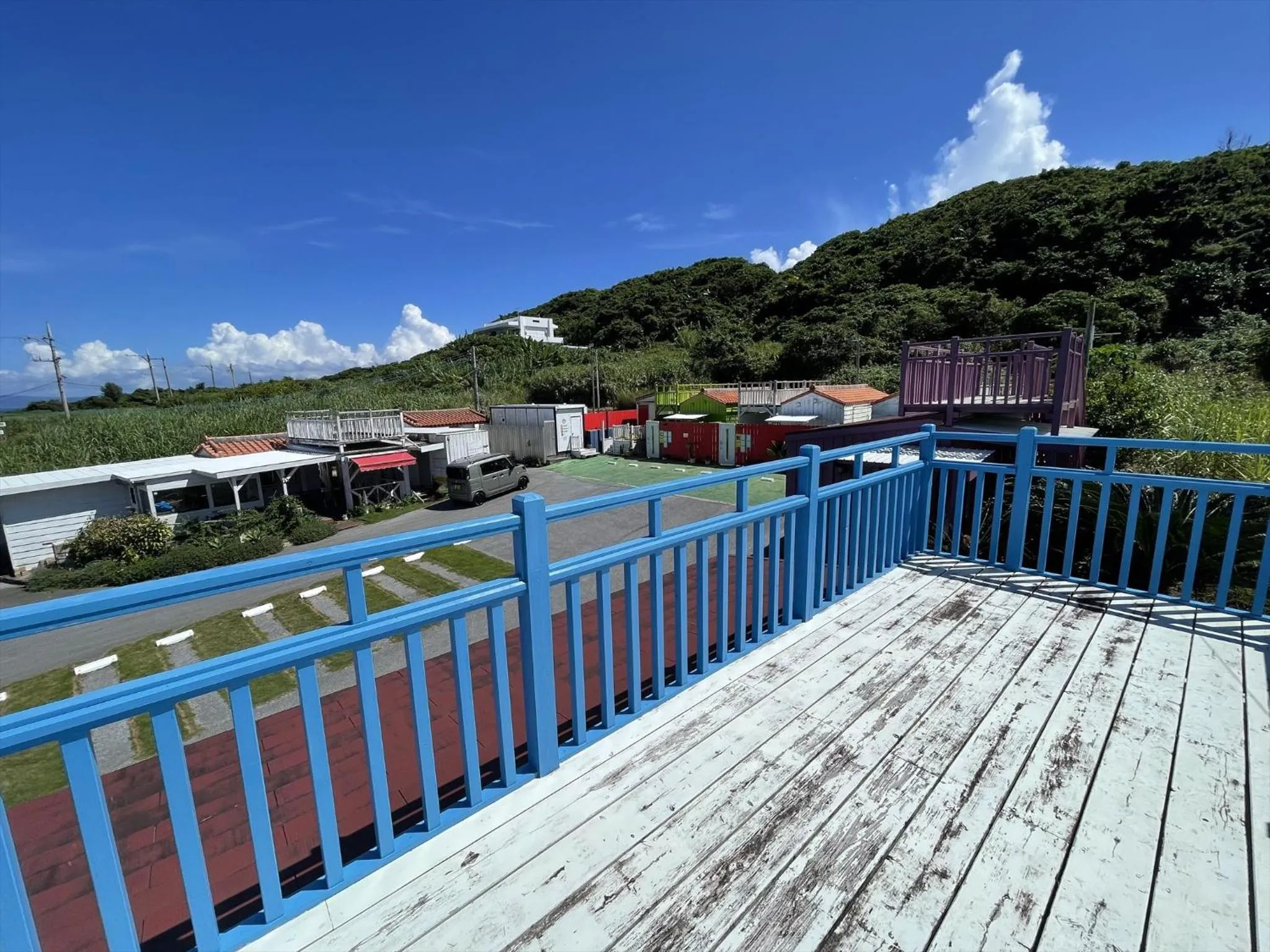 Balcony/Terrace in Shiawaseninaru Kourijima no Yado