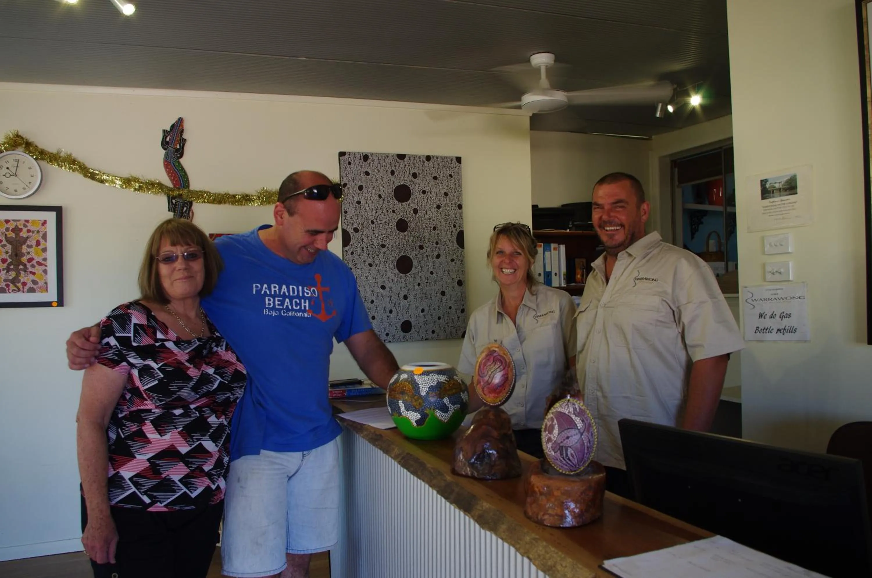 Staff in Warrawong on the Darling Wilcannia Holiday Park